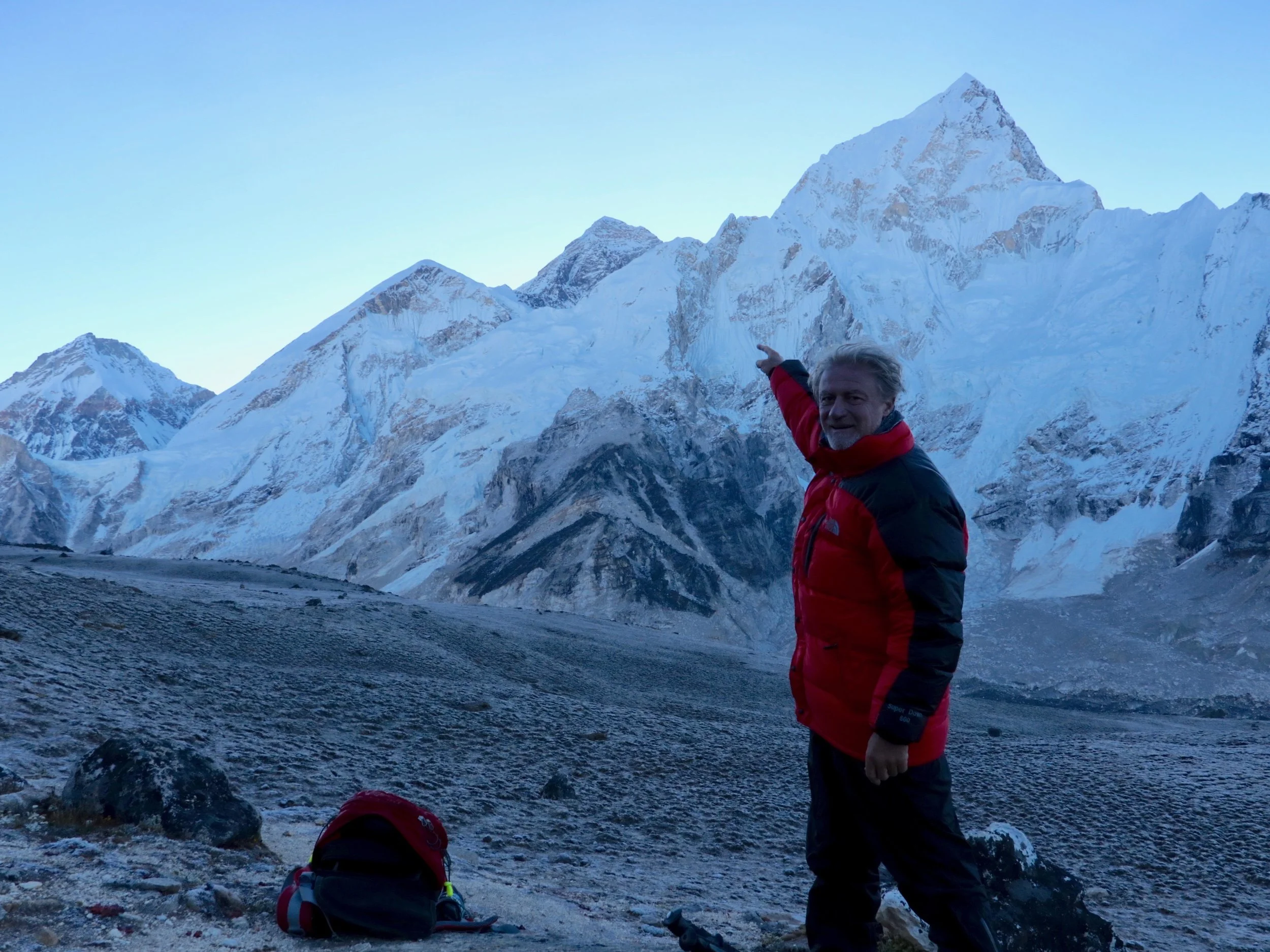 Alone with my mountain.