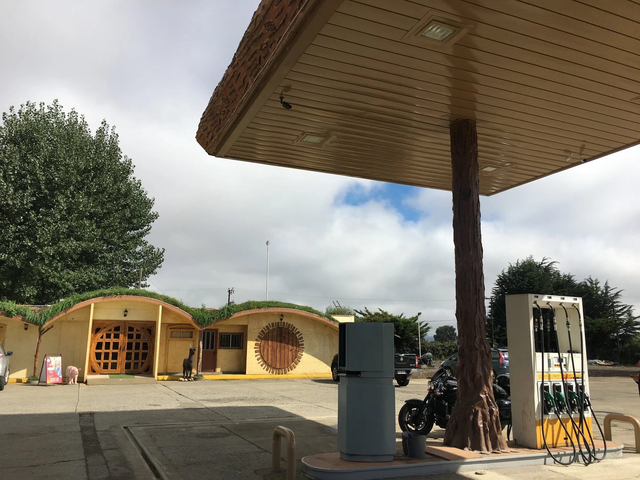 Bespoke styling at this Chilean fuel stop.