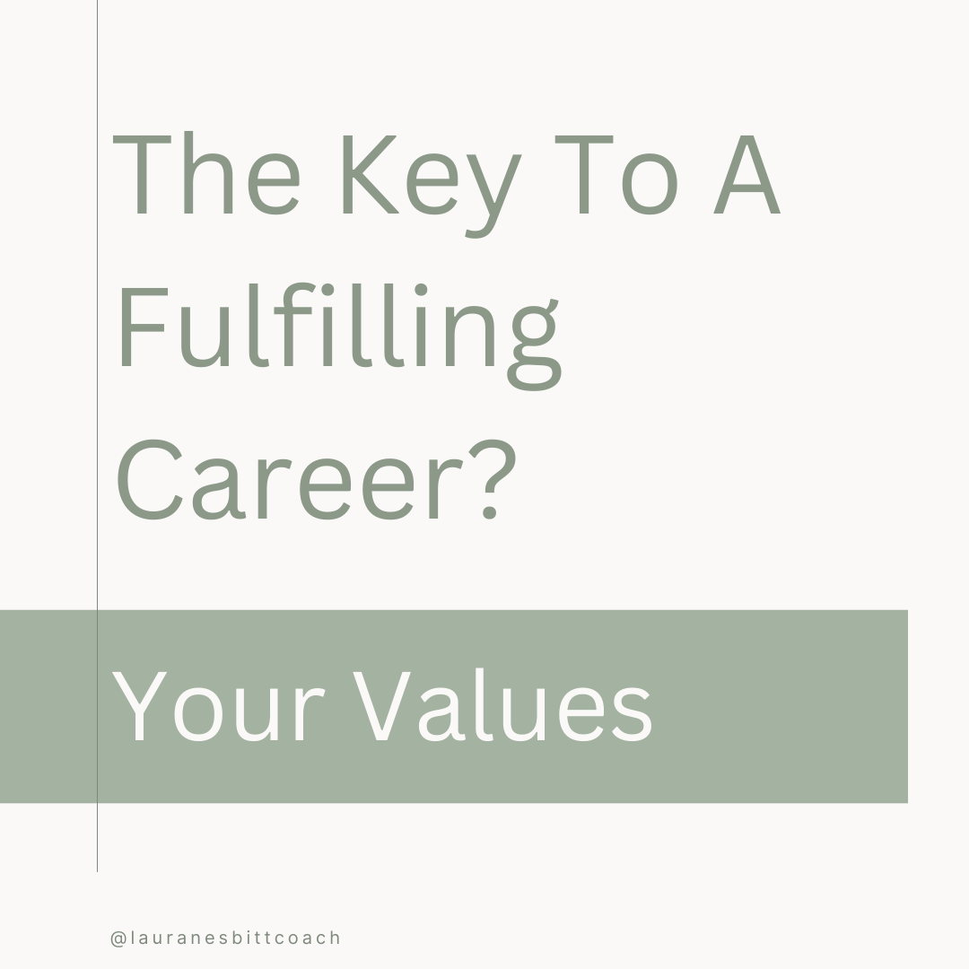 The Key To A Fulfilling Career? Knowing Your Values