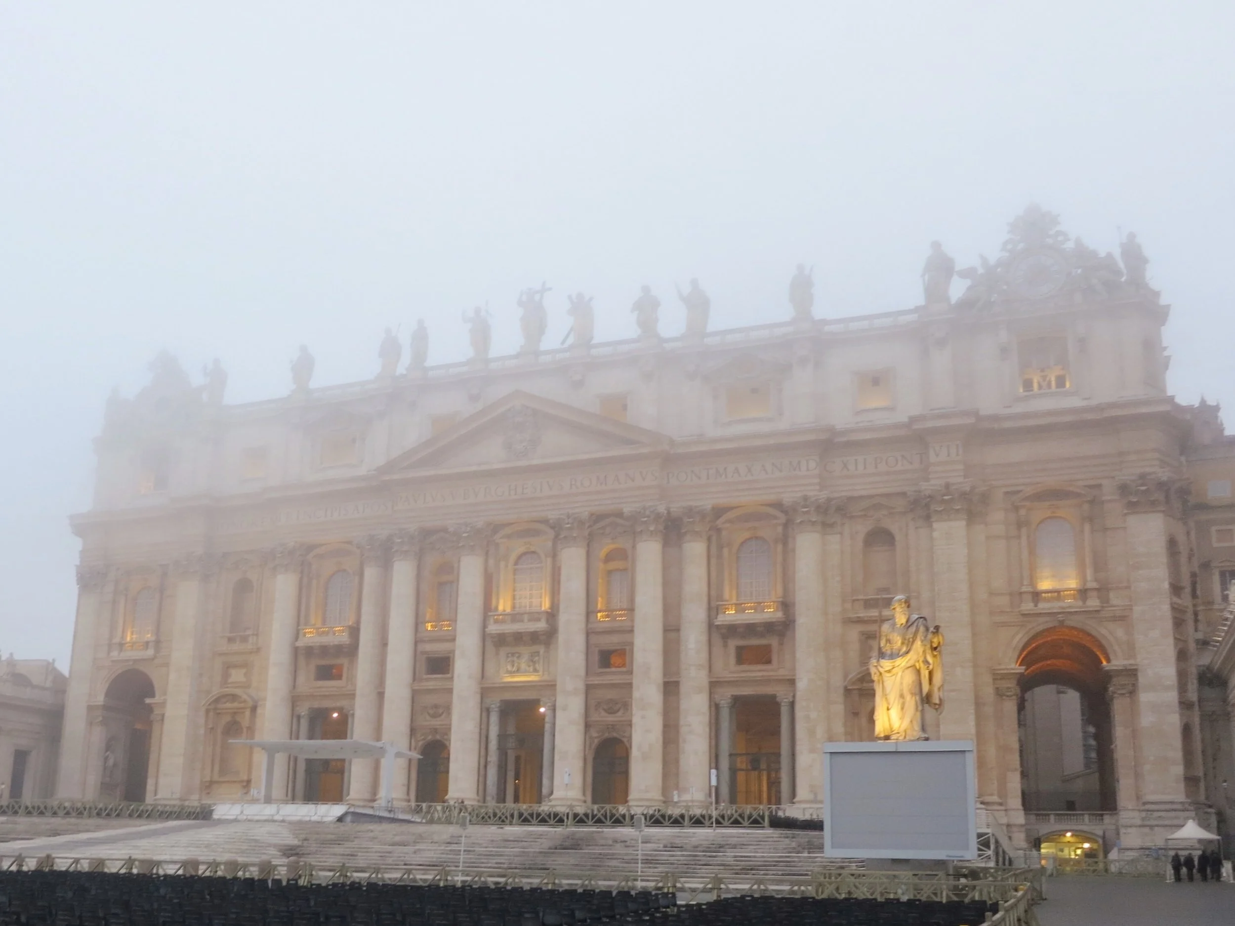 A visit to St. Peter's Basilica just as it opens for the day.