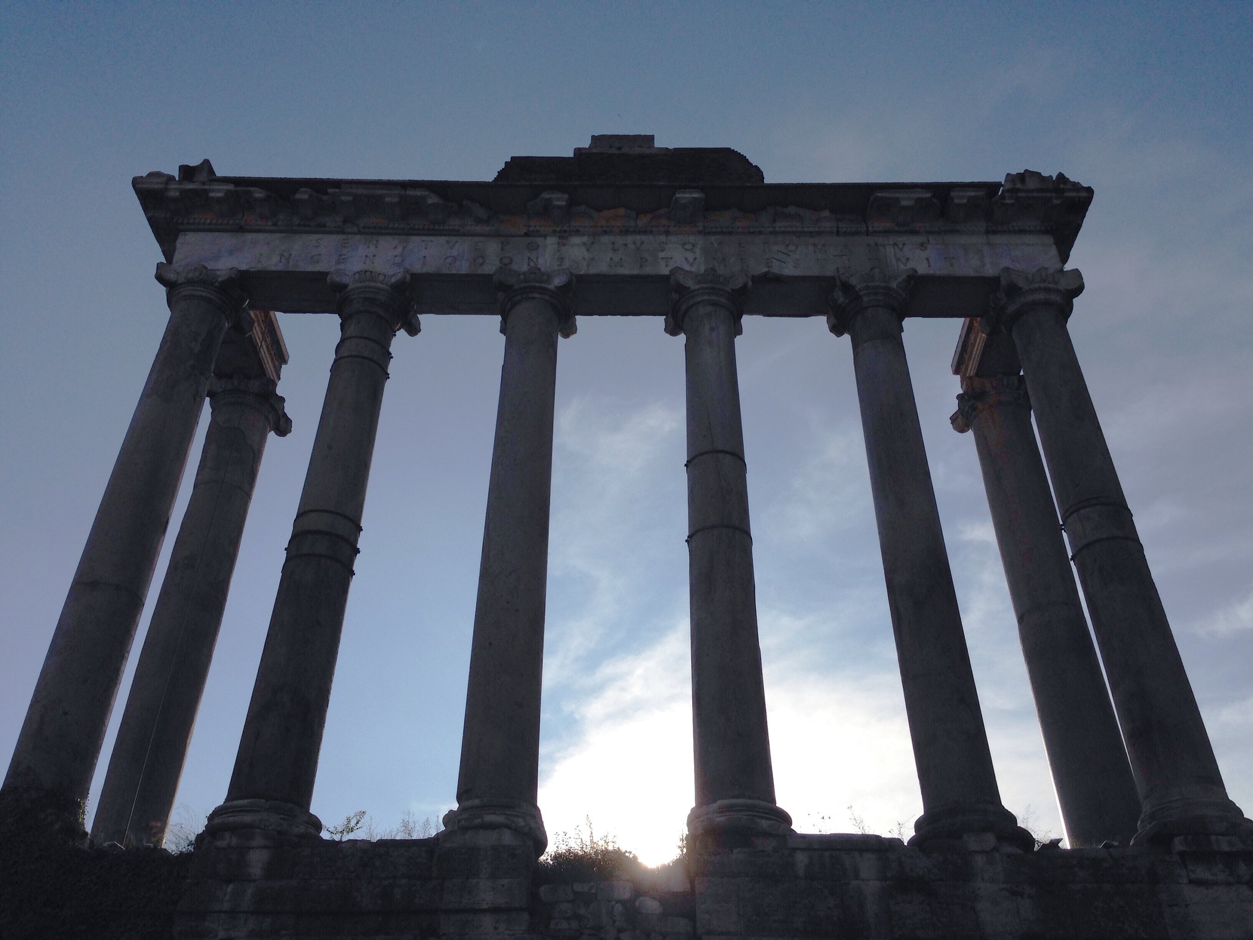 Temple of Saturn. &nbsp;Rome, Italy
