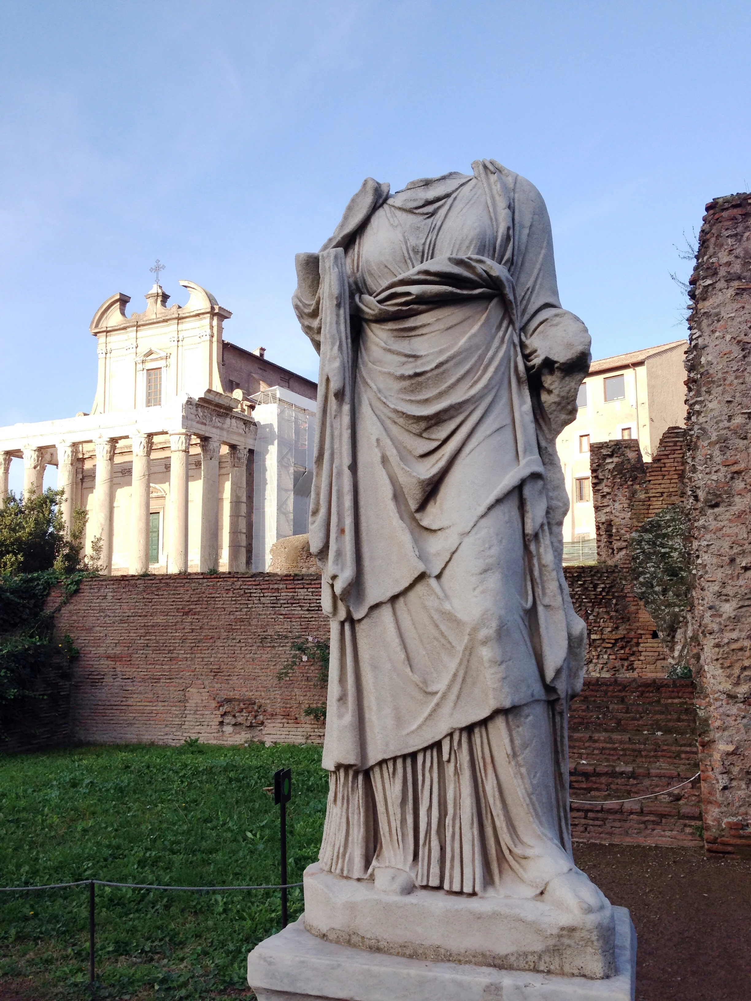 Statue of a Vestal Virgin Roman Forum, Rome, Italy