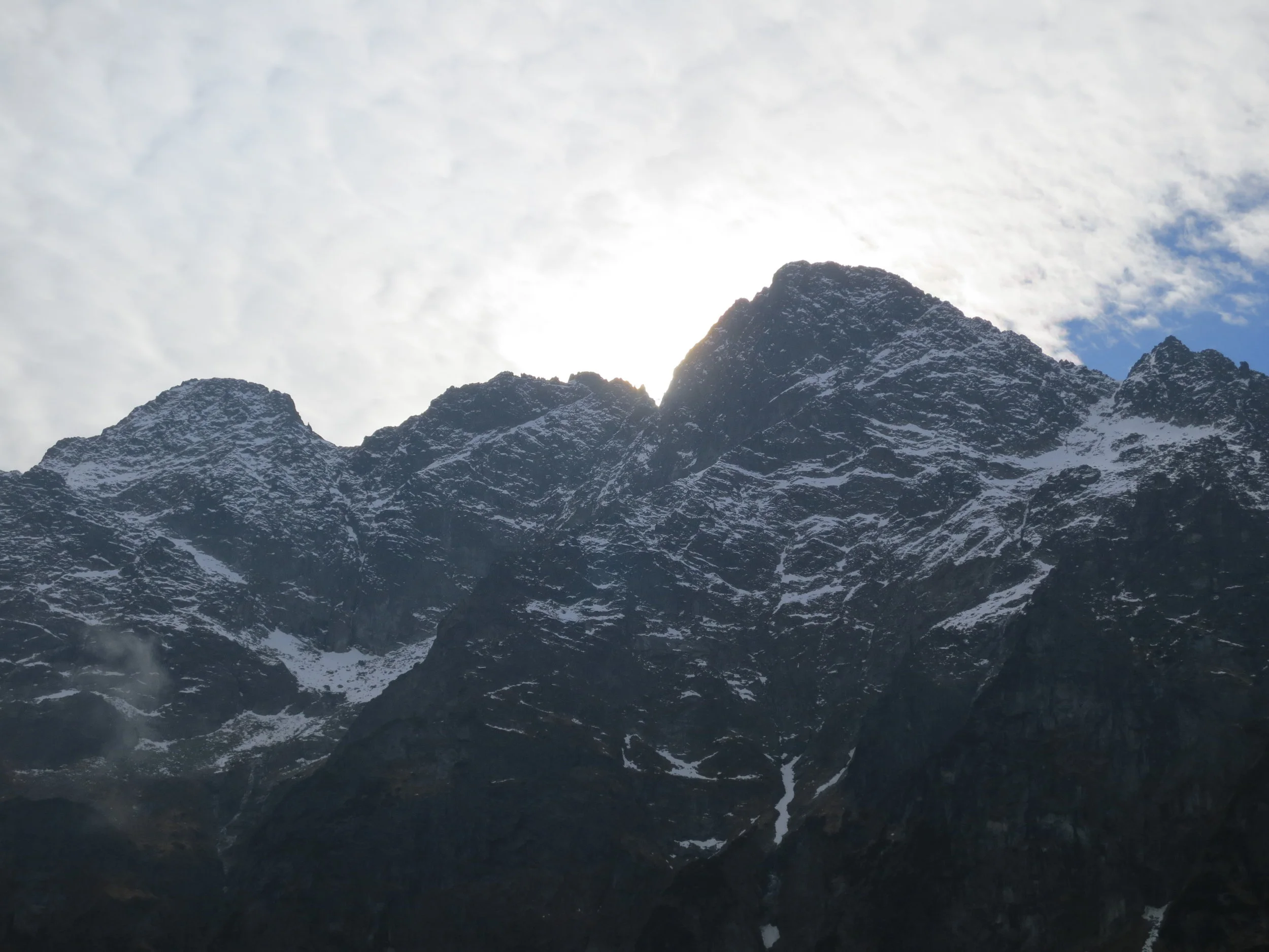 Mountain Peaks in the Tatra Mountains. 
