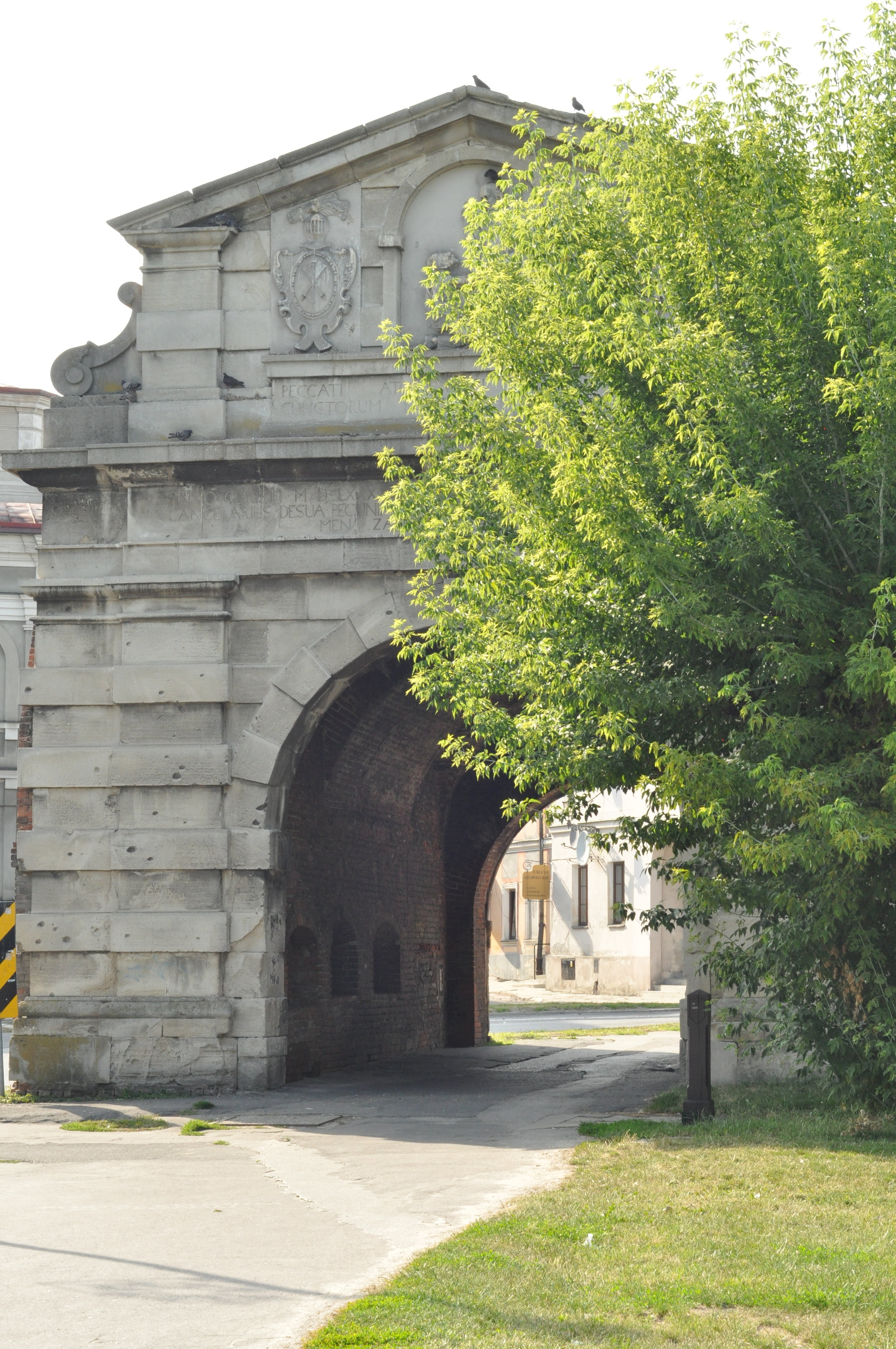 Old Lwow Gate in Zamość, Poland