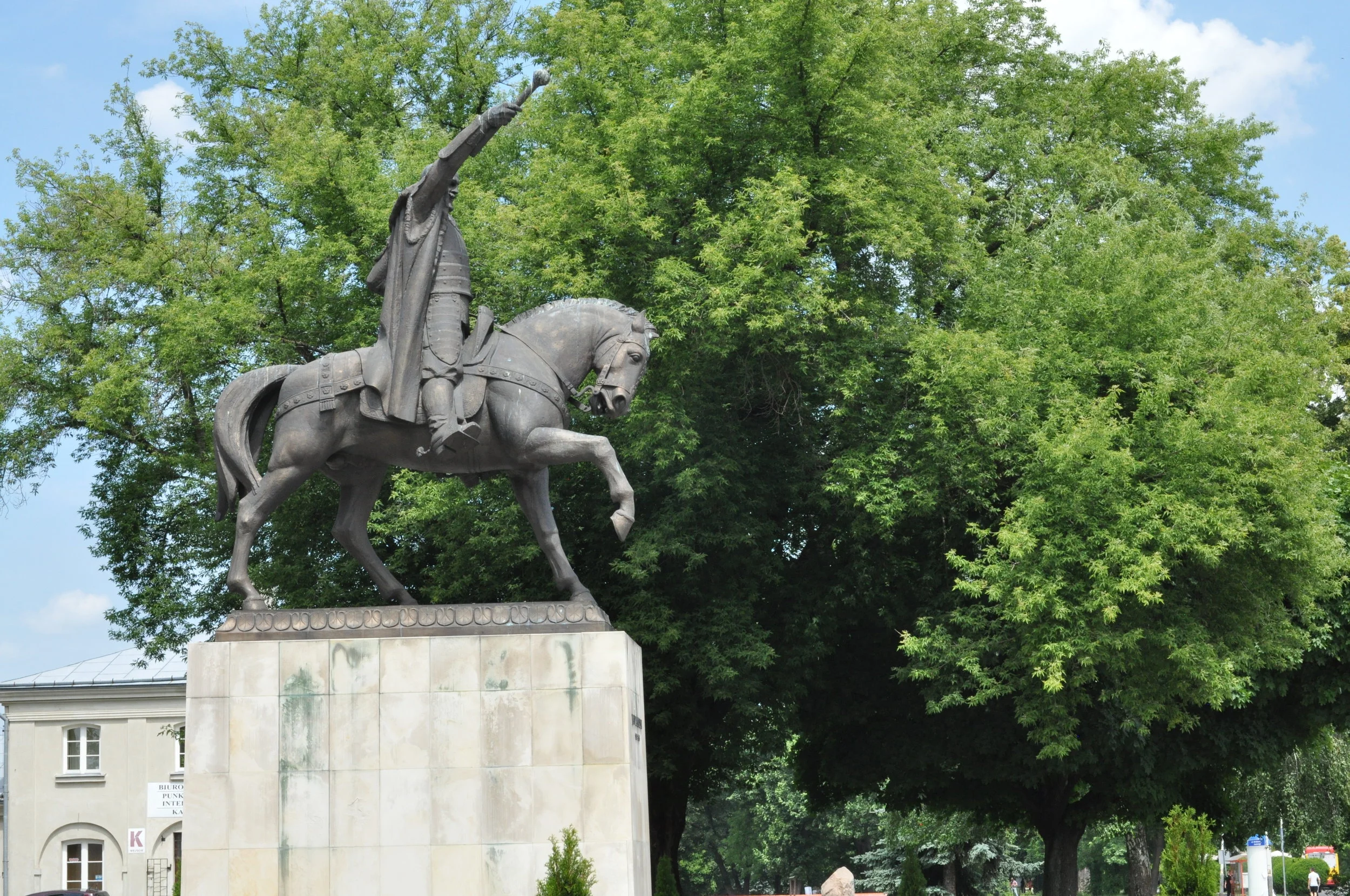Jan Zamoyski statue, the founder of Zamość, Poland