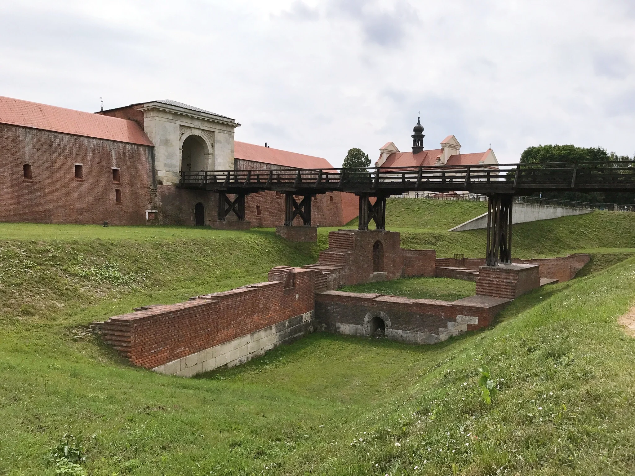 New Lublin Gate in Zamość, Poland
