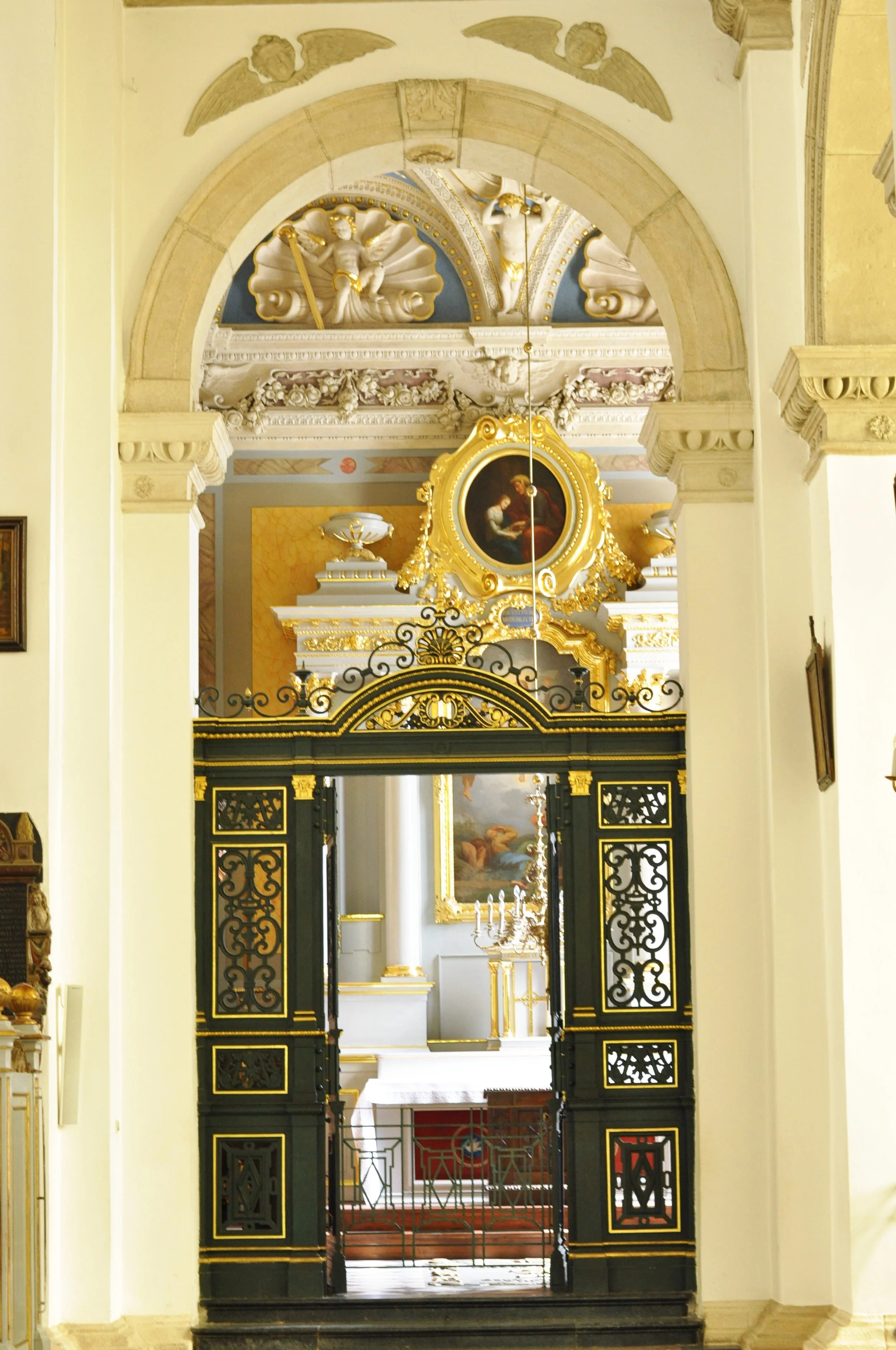 A chapel inside the Zamość Cathedral (officially known as the Cathedral the Lord's Resurrection and St. Thomas the Apostle).
