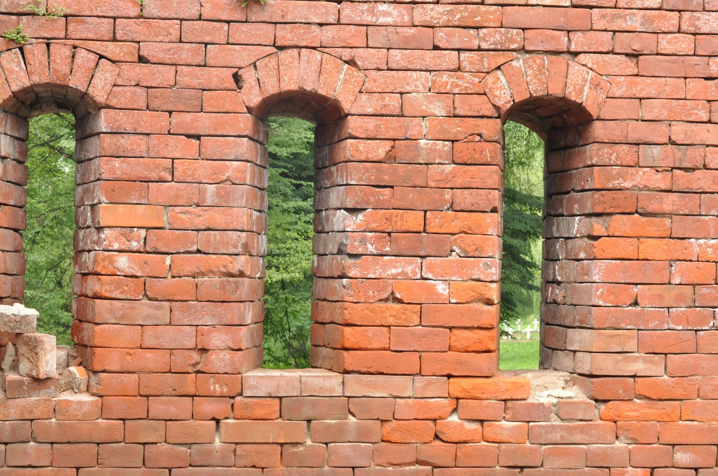 Lookout positions in the Rotunda in Zamosc, Poland