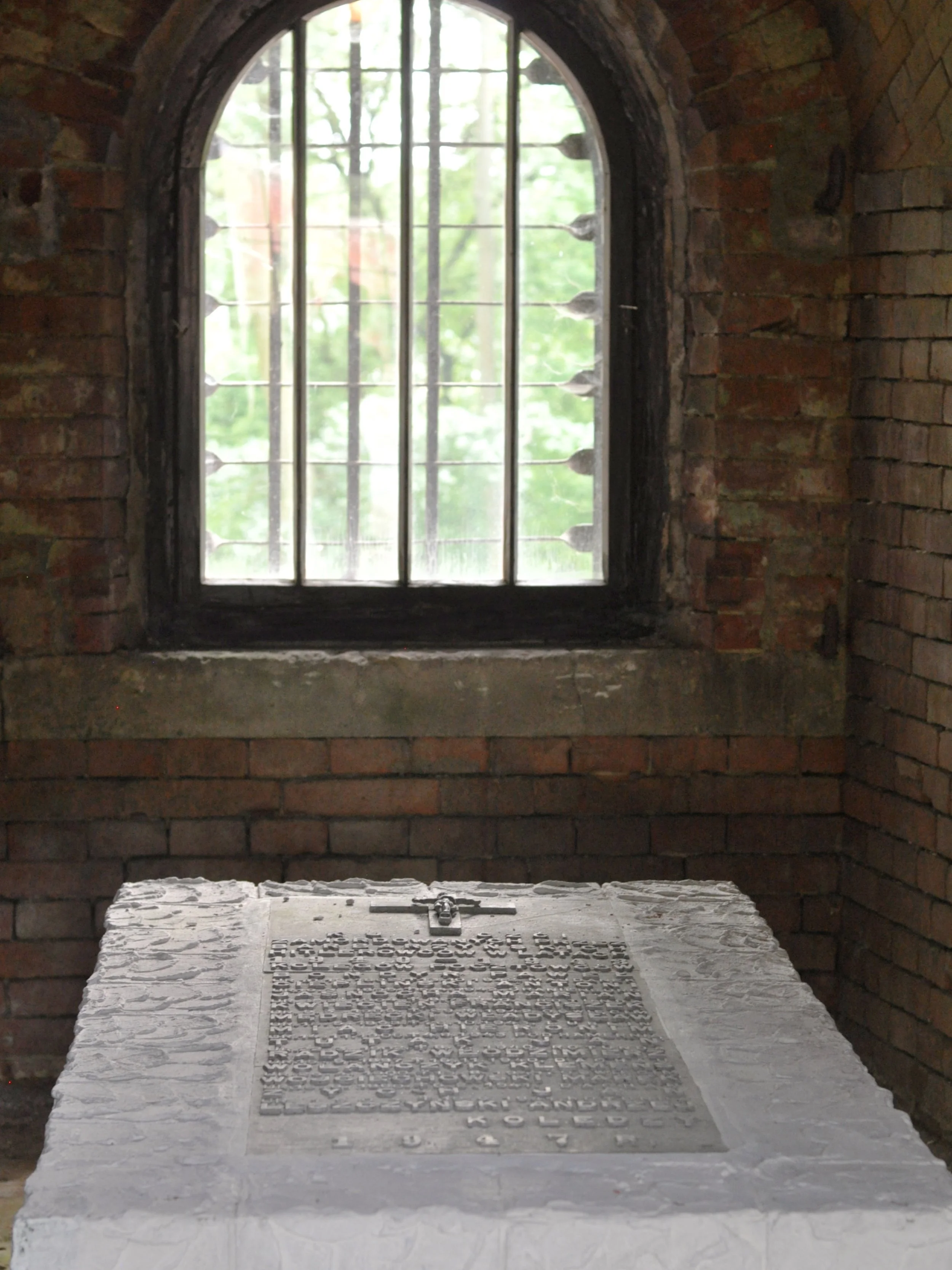 Inside the cells of the Rotunda in Zamosc, Poland