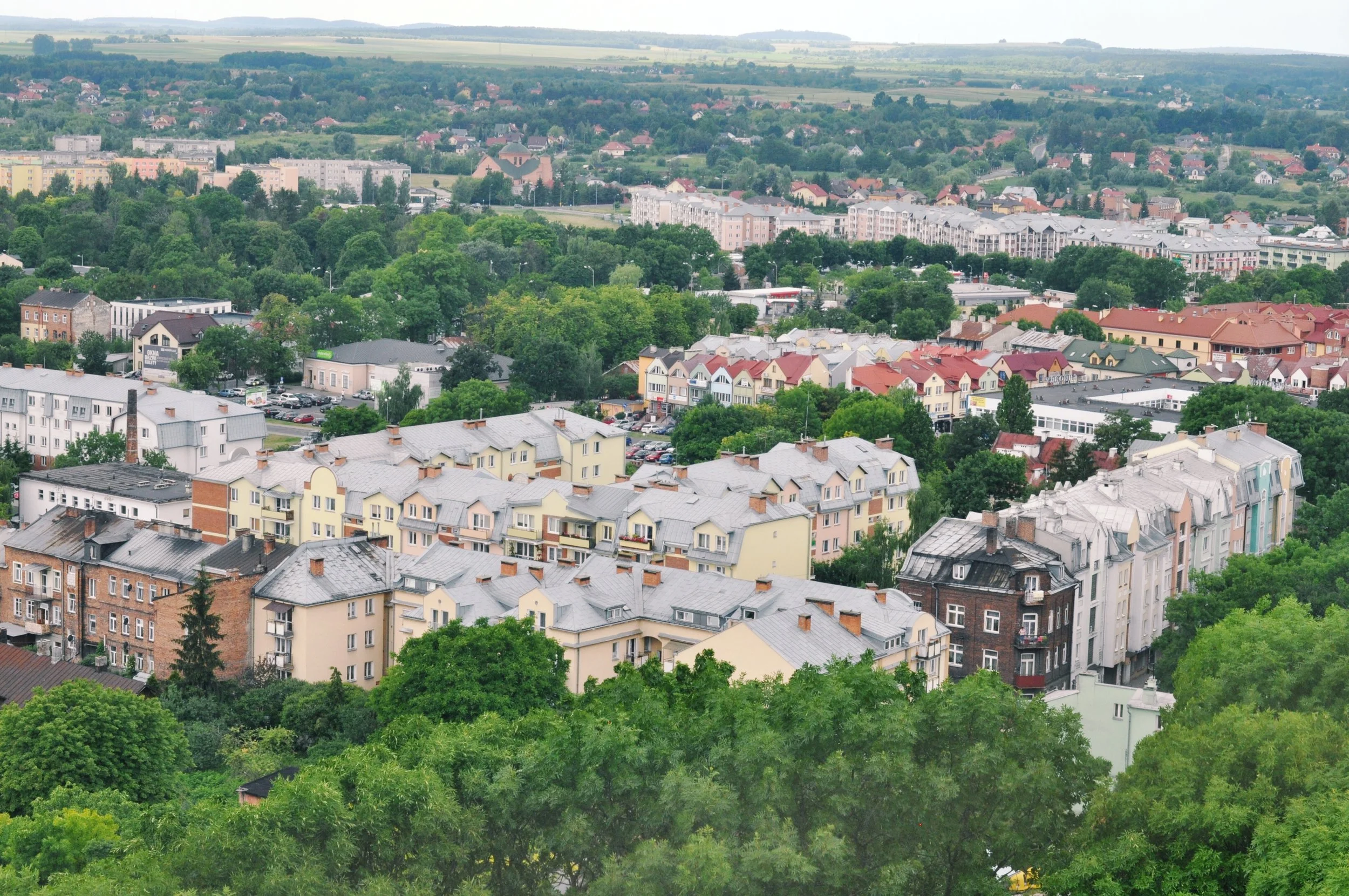 View overlooking Chelm, Poland