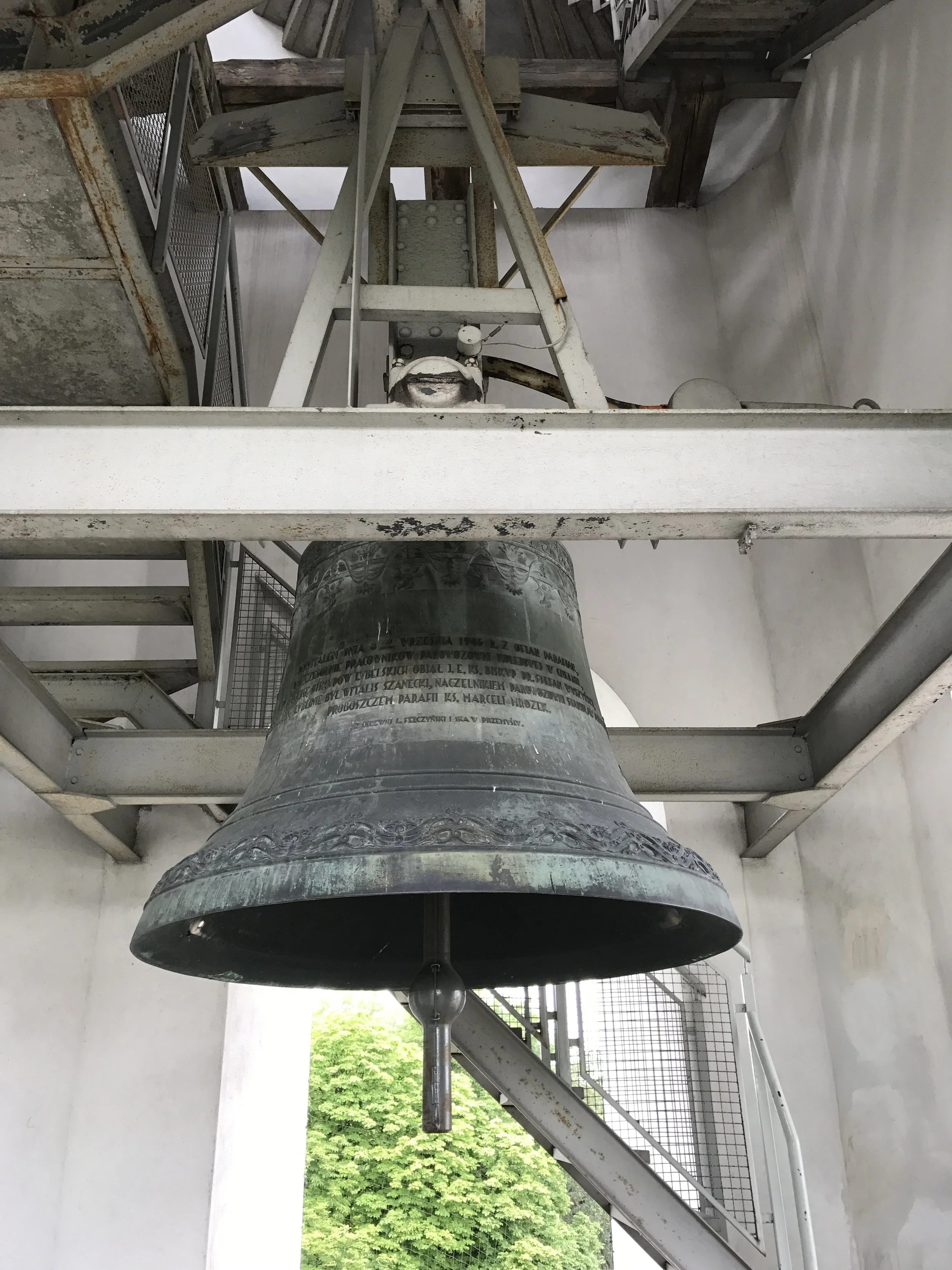 Bell in the Bell Tower in Chelm, Poland