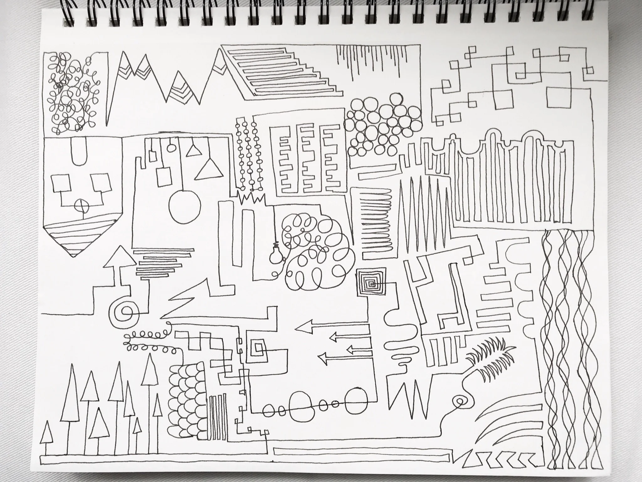 What my life wants to look like, with freedom for messy, nonlinear cyclical growth. 