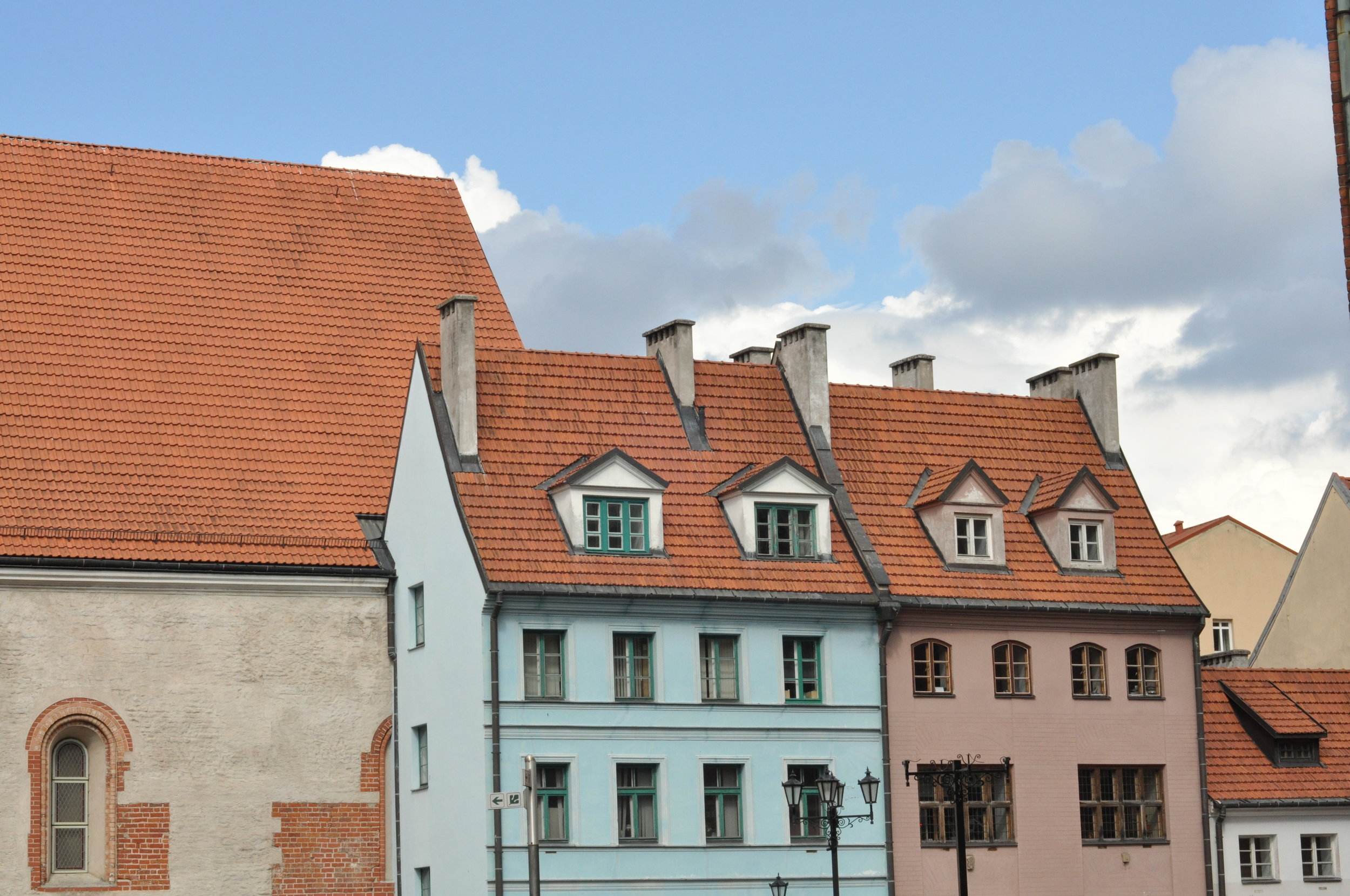Houses in Old Town in Riga, Latvia 