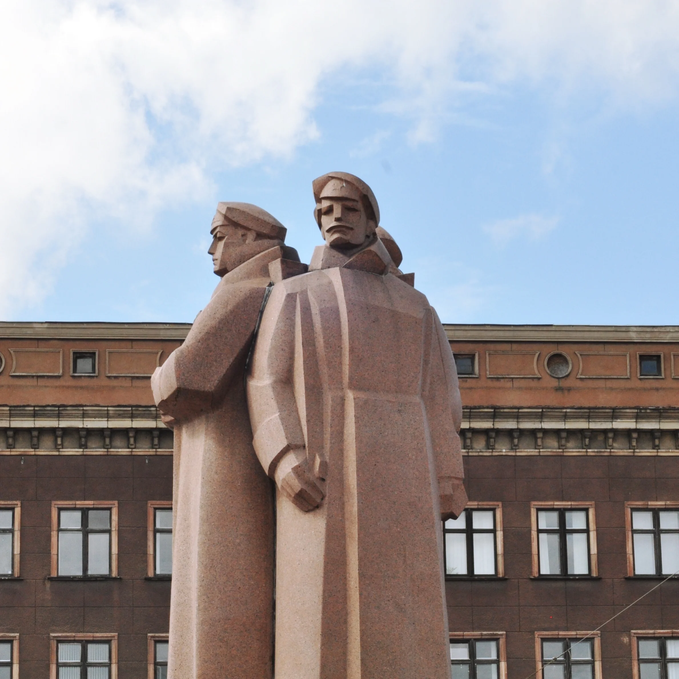Communist Statue in Riga, Latvia 