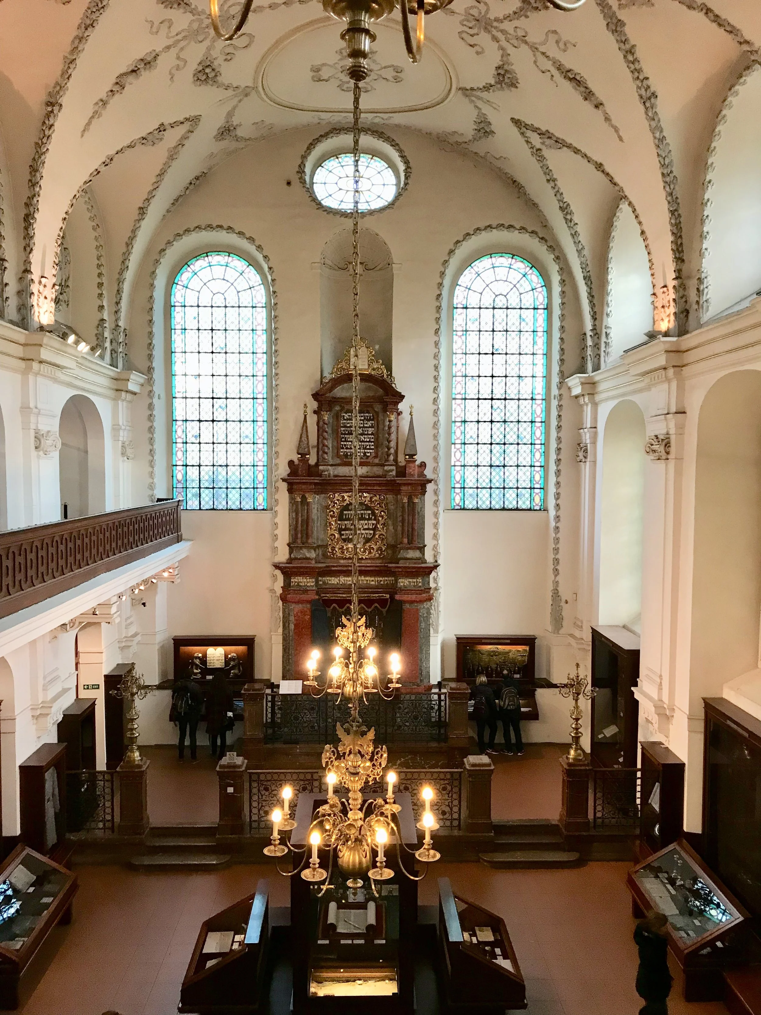 Interior of a Jewish Synagogue in Prague, Czech Republic&nbsp;