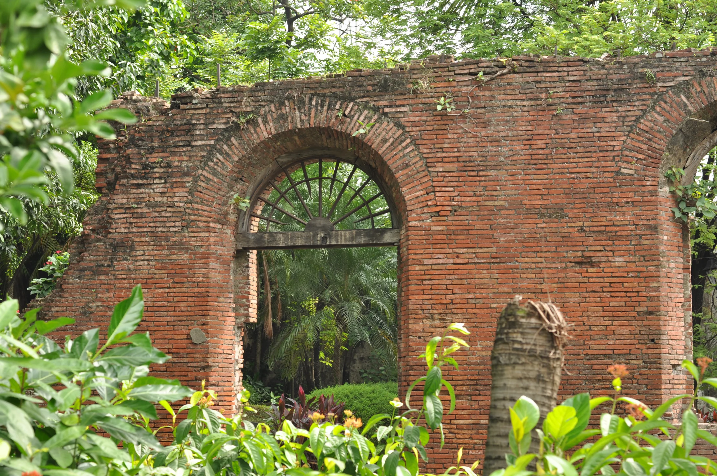 Wall with arches in Fort Santiago Intramuros, Manila, Philippines