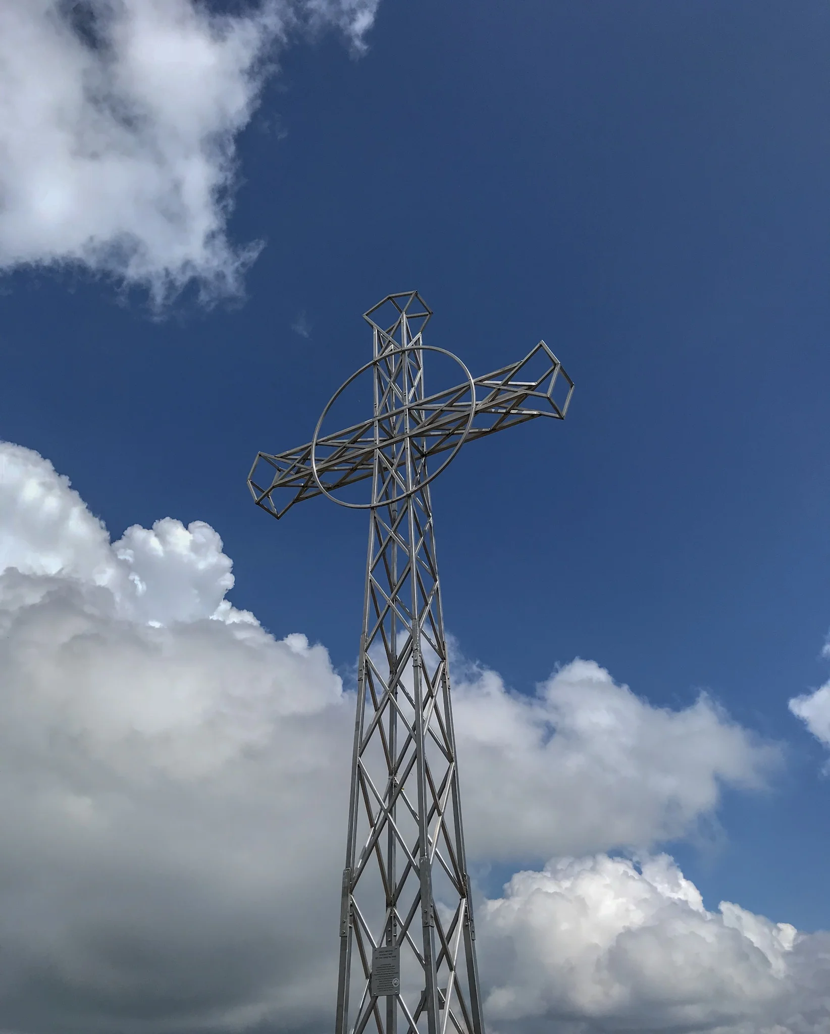 Cross at Tarnica summit, Bieszcady Mountains