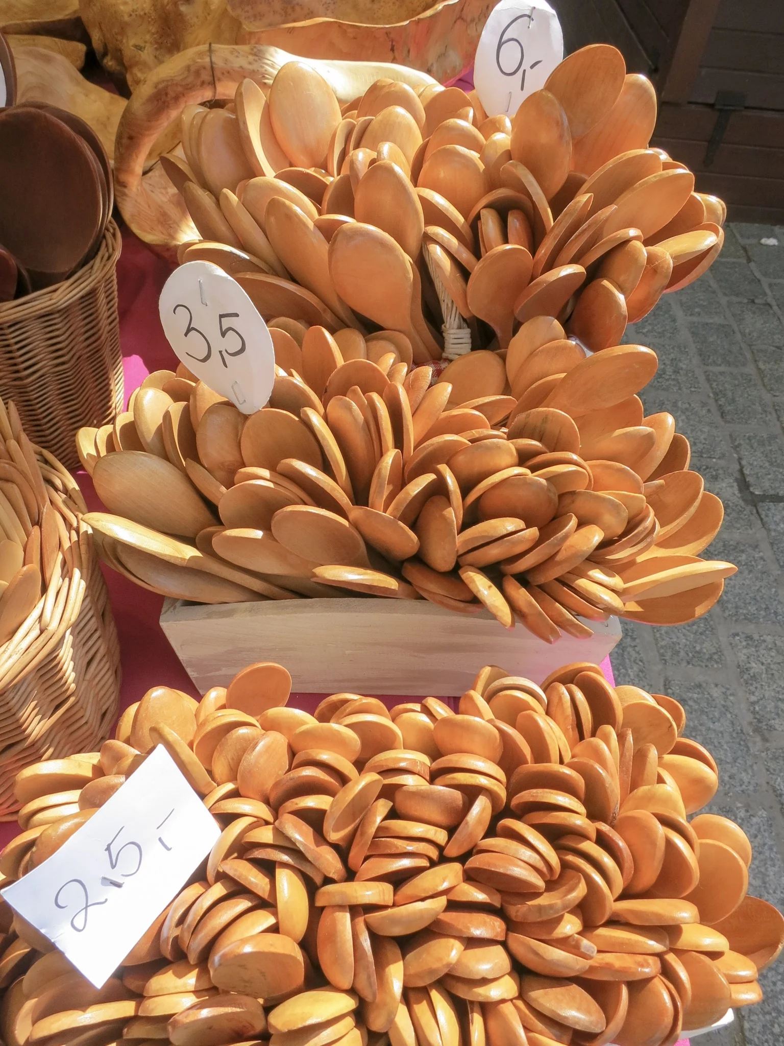 Wooden spoons at Krakow’s Easter Market