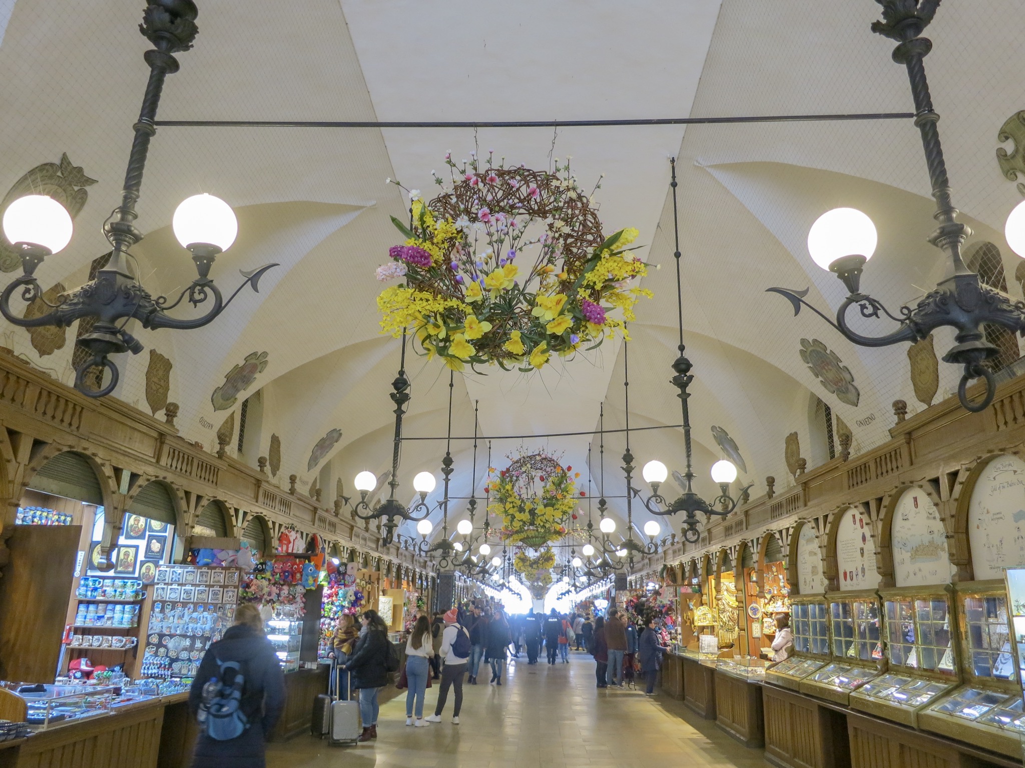Easter decorations in Krakow’s Cloth Hall