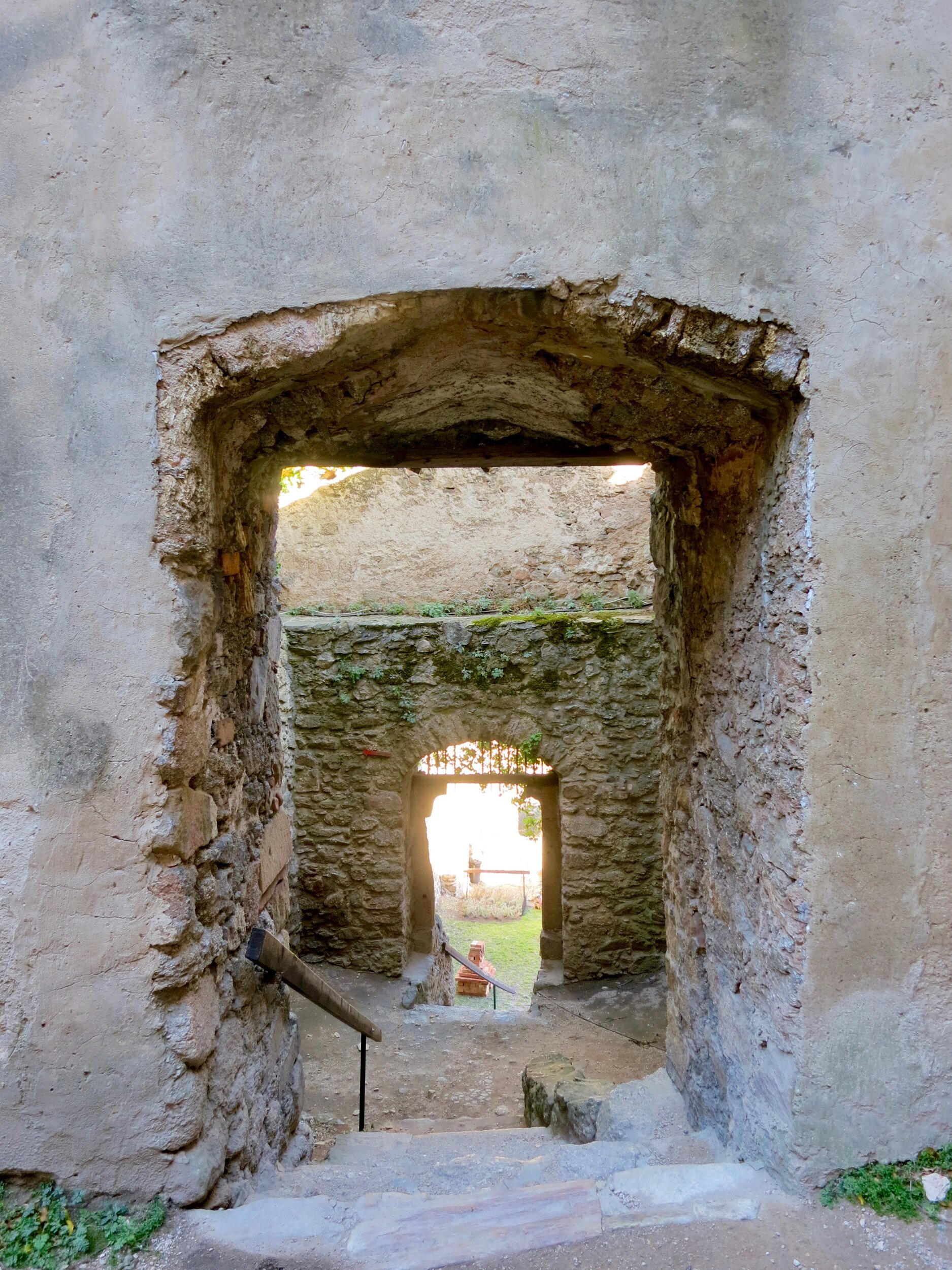 Doorways in Chojnik Castle, near Jelenia Góra, Poland