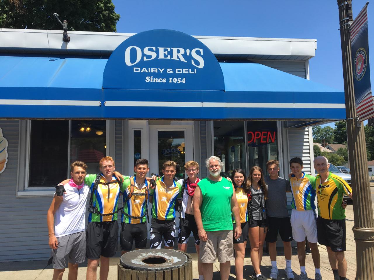 JettRiders with City Manager of Canal Fulton, Mark Cozy.