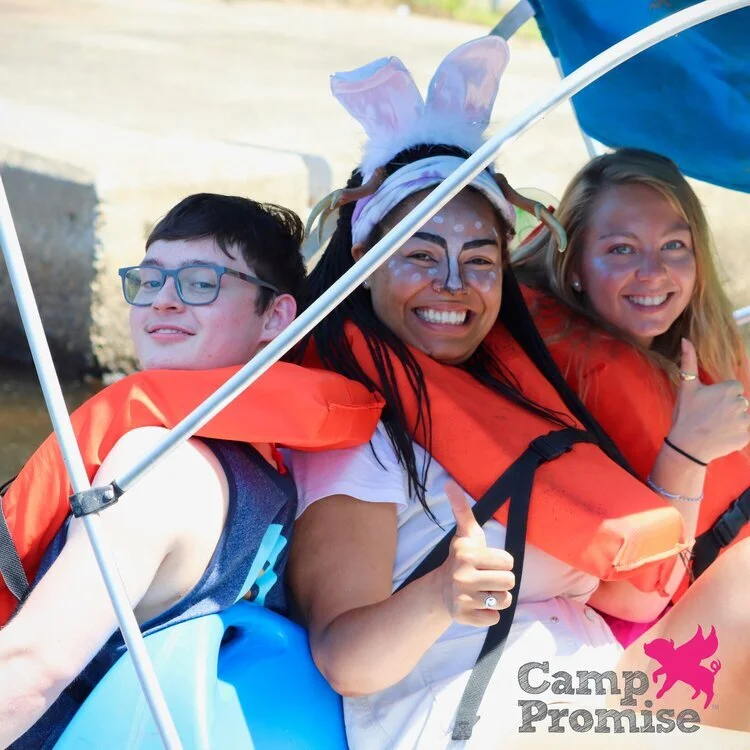 Fun on the boat at Camp Promise-East!