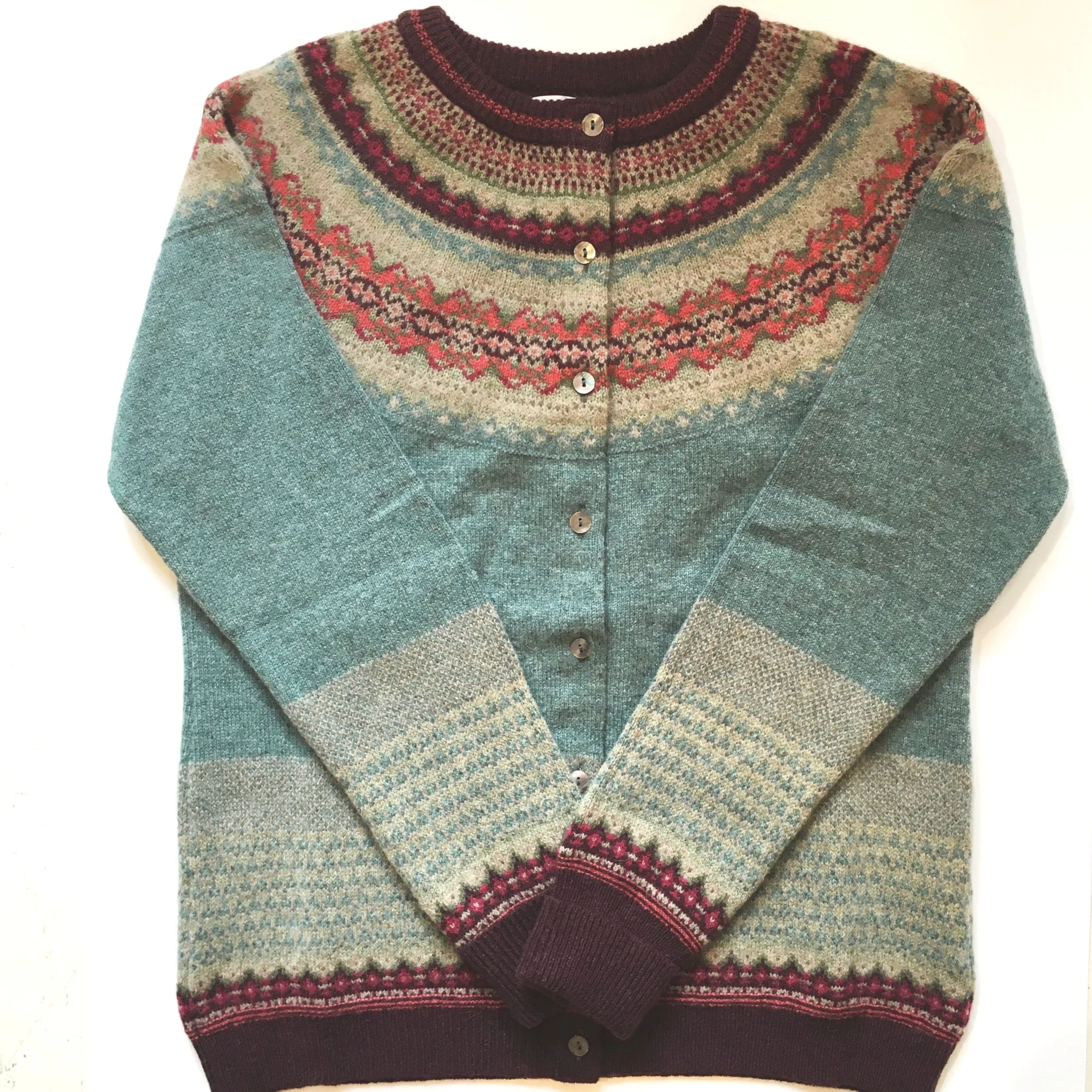 Old Rose Alpine Long Cardigan