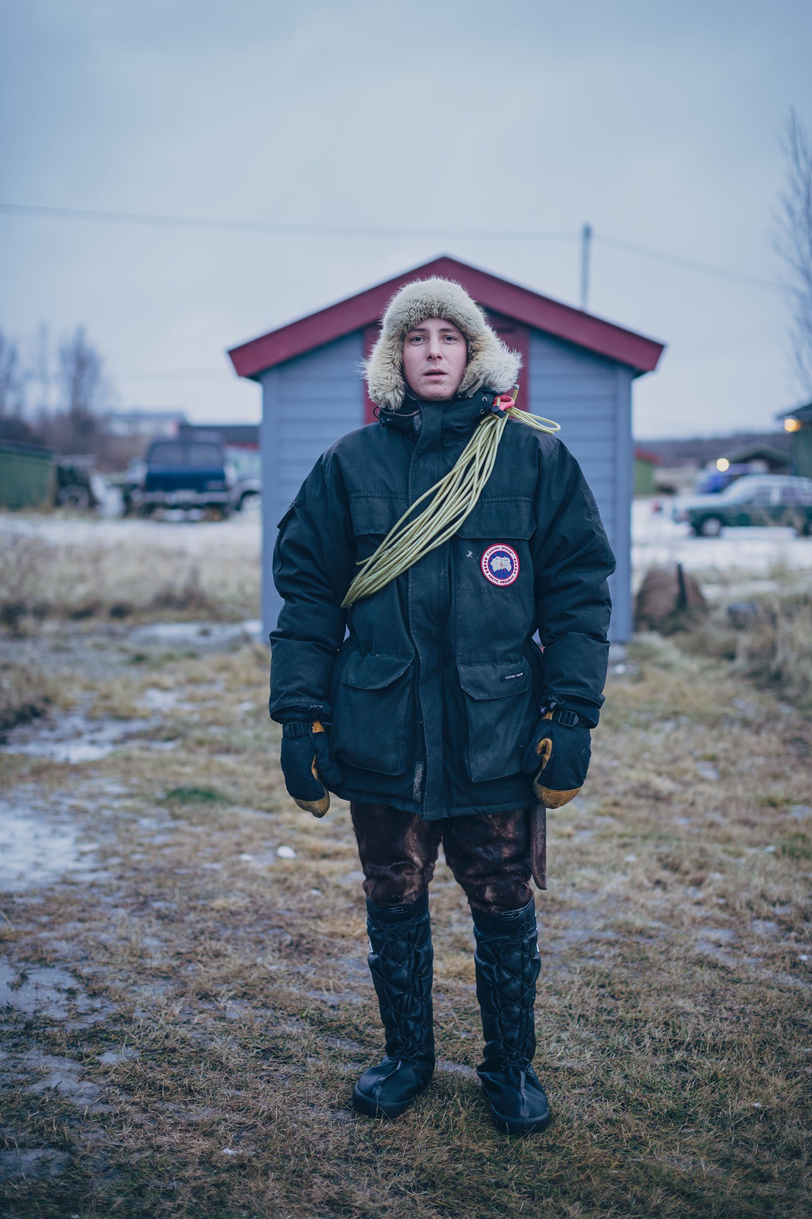  Sami Herder. Finmark province, Norway 