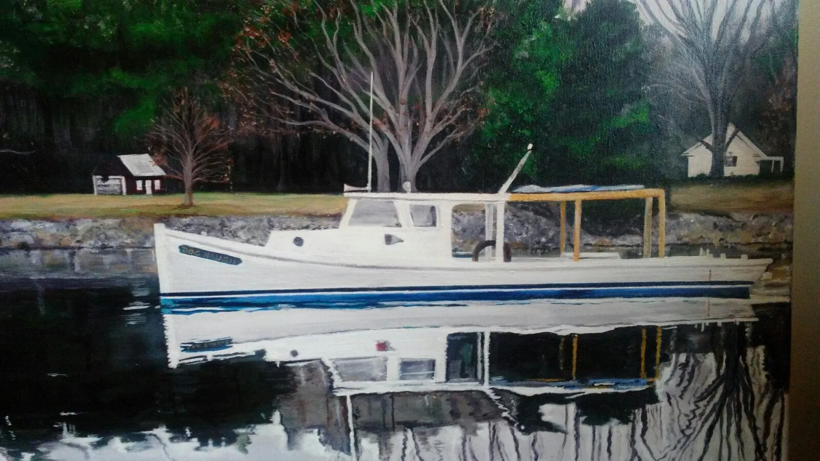 Deadrise in Acrylic by Michael Bradshaw