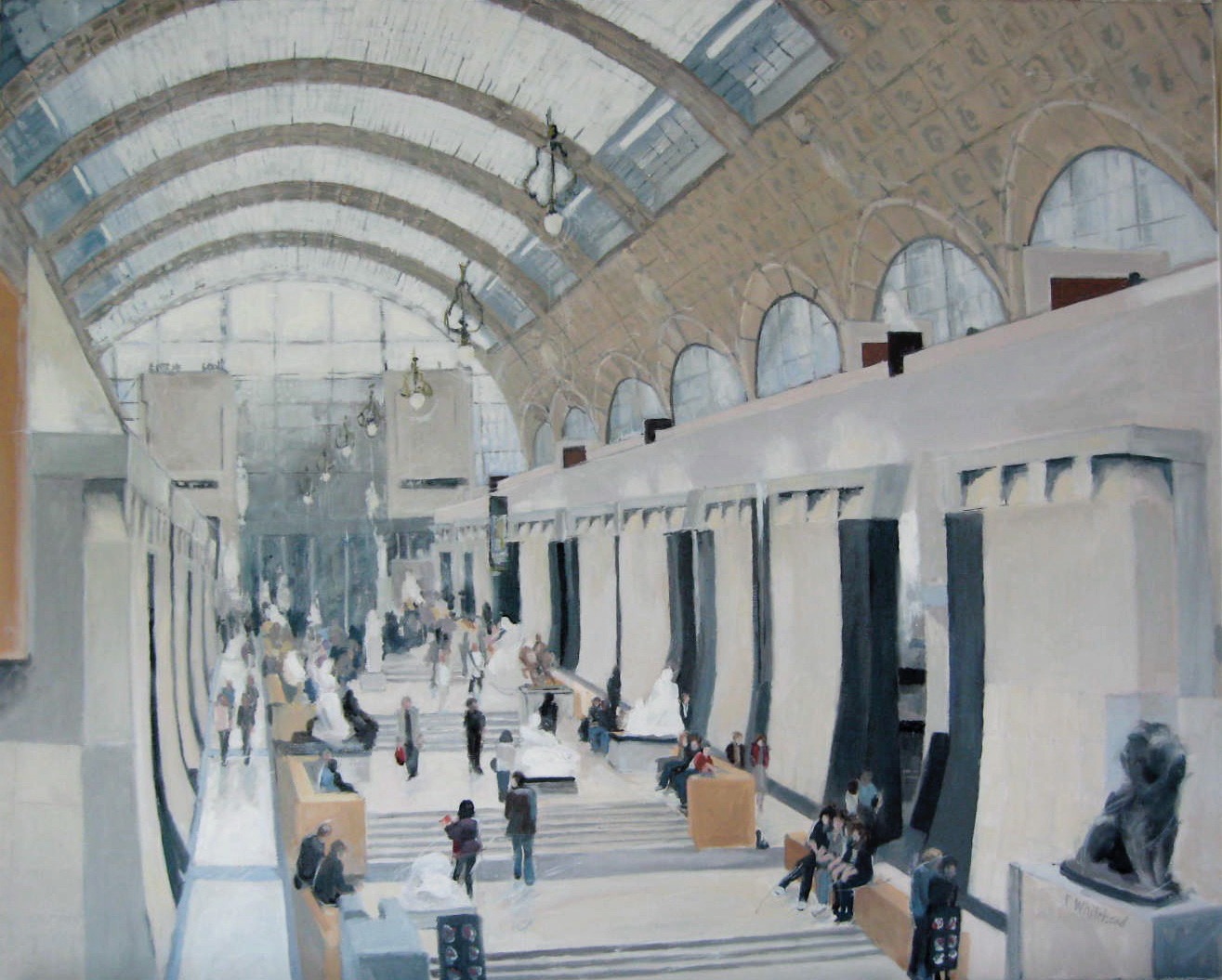 Musee d'Orsay, 30 x 24", oil (sold)