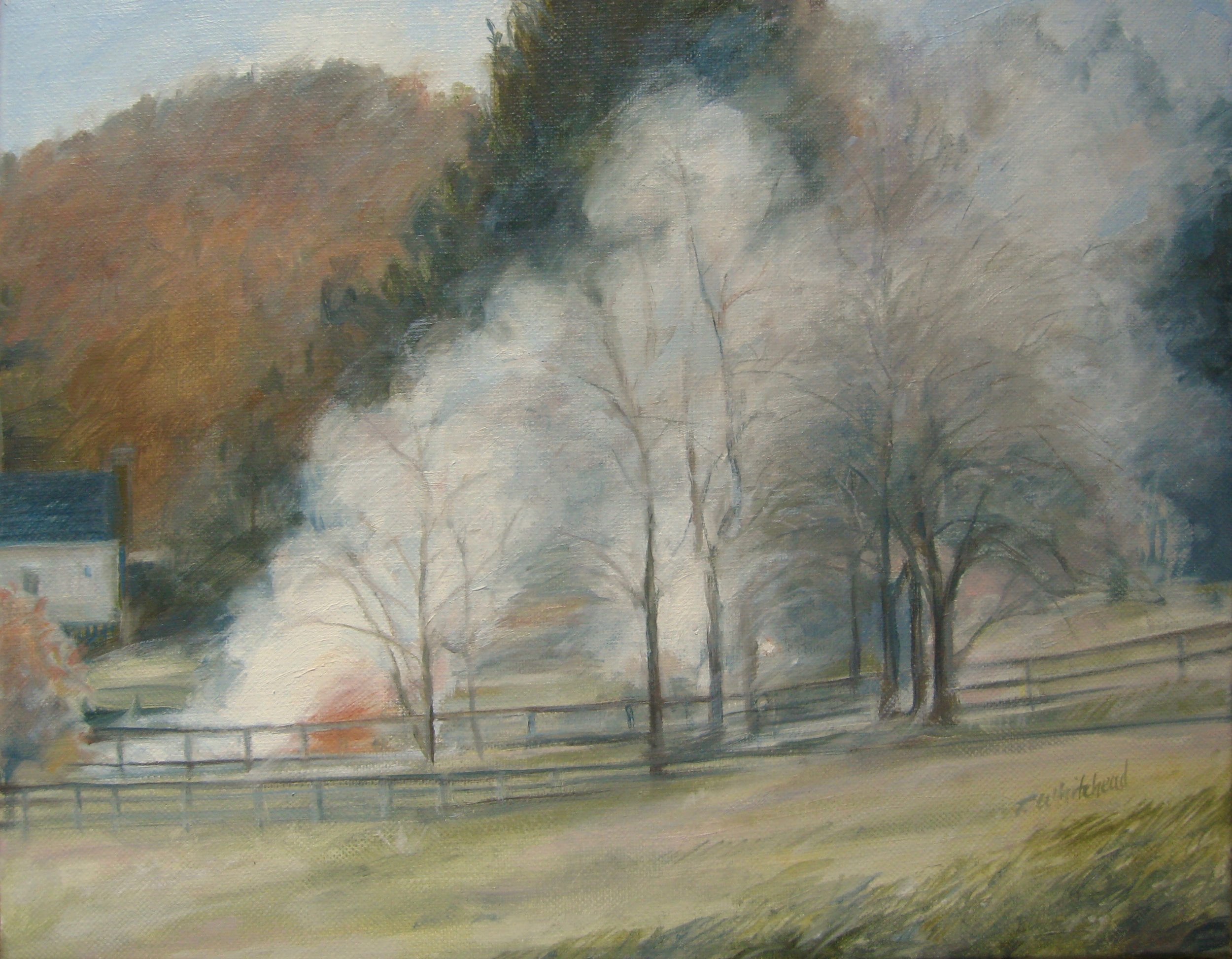 Autumn Burn, 14 x 11", Oil (sold)
