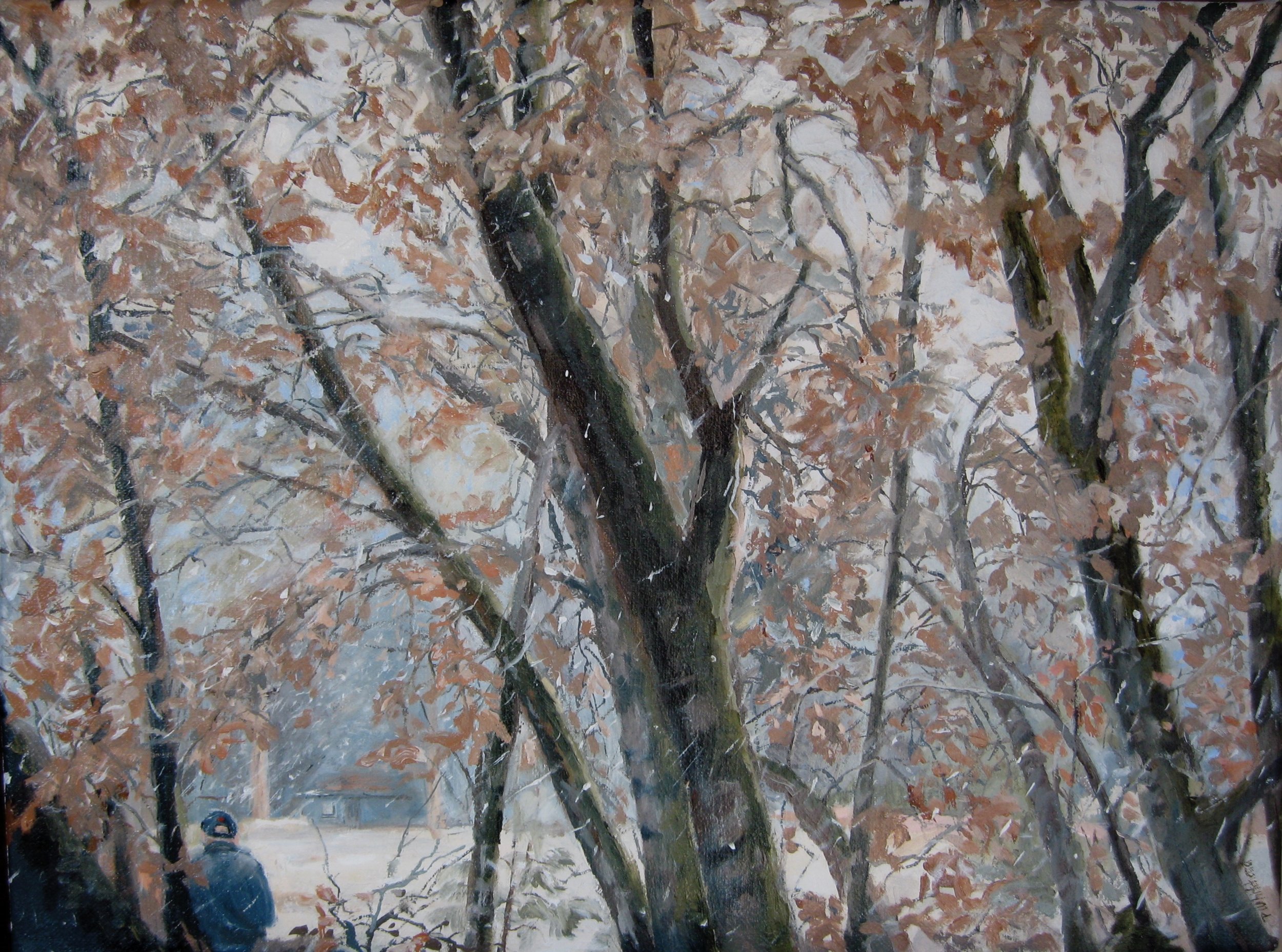 Winter's Tale, 16 x 12", oil (sold)