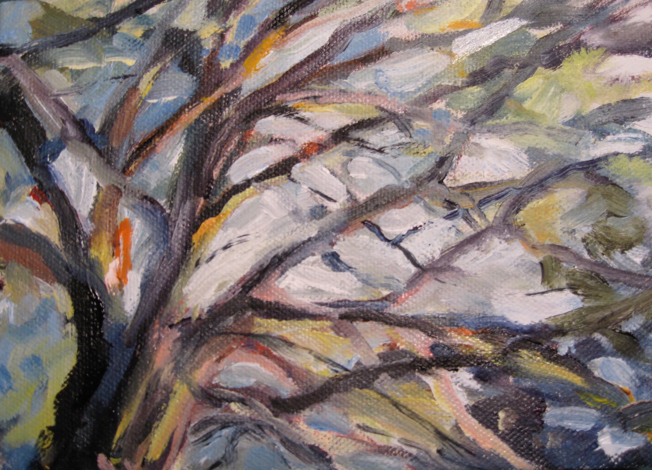 Branches I, 7 x 5, Oil