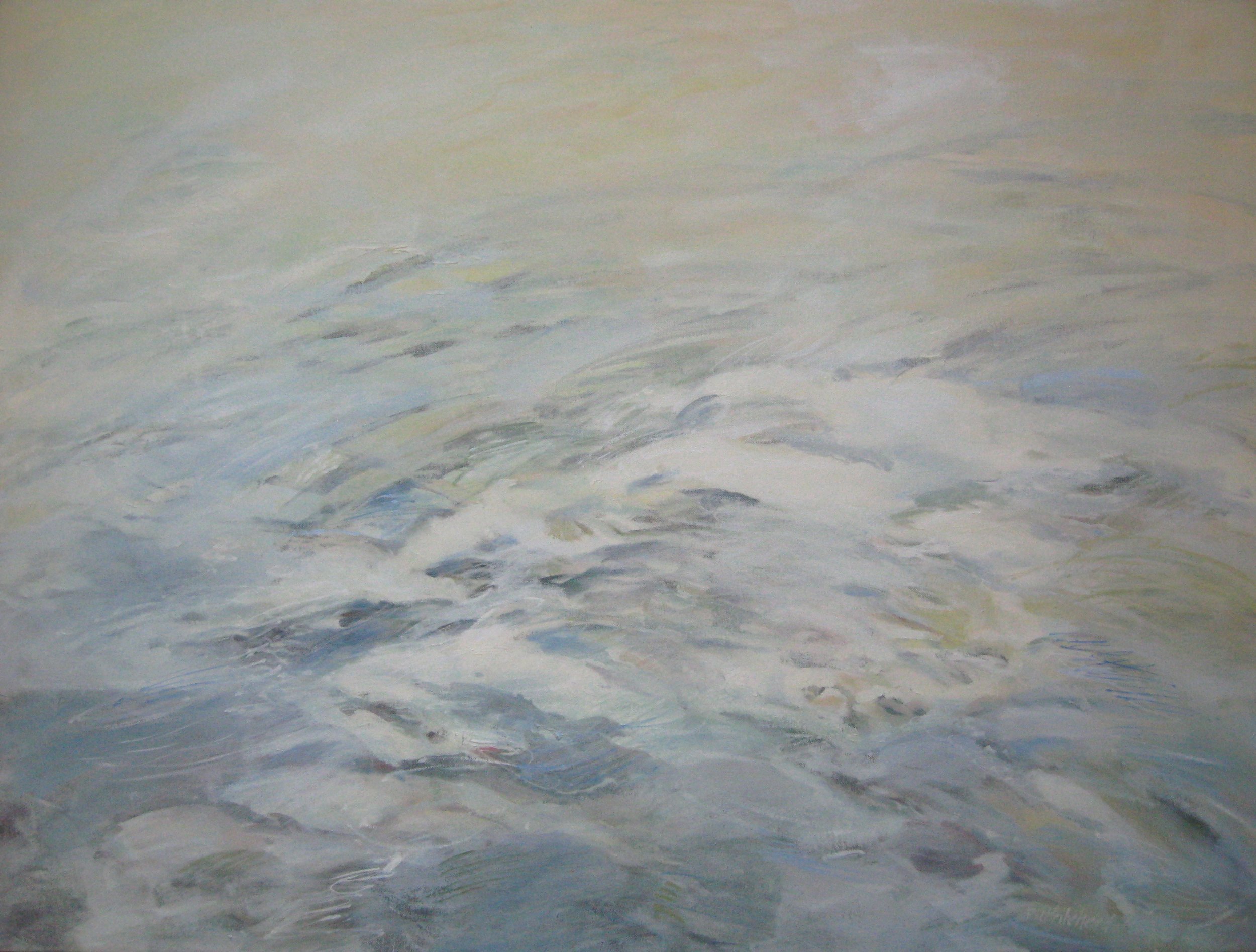 Wave #18,  40 x 30", Oil, (sold)