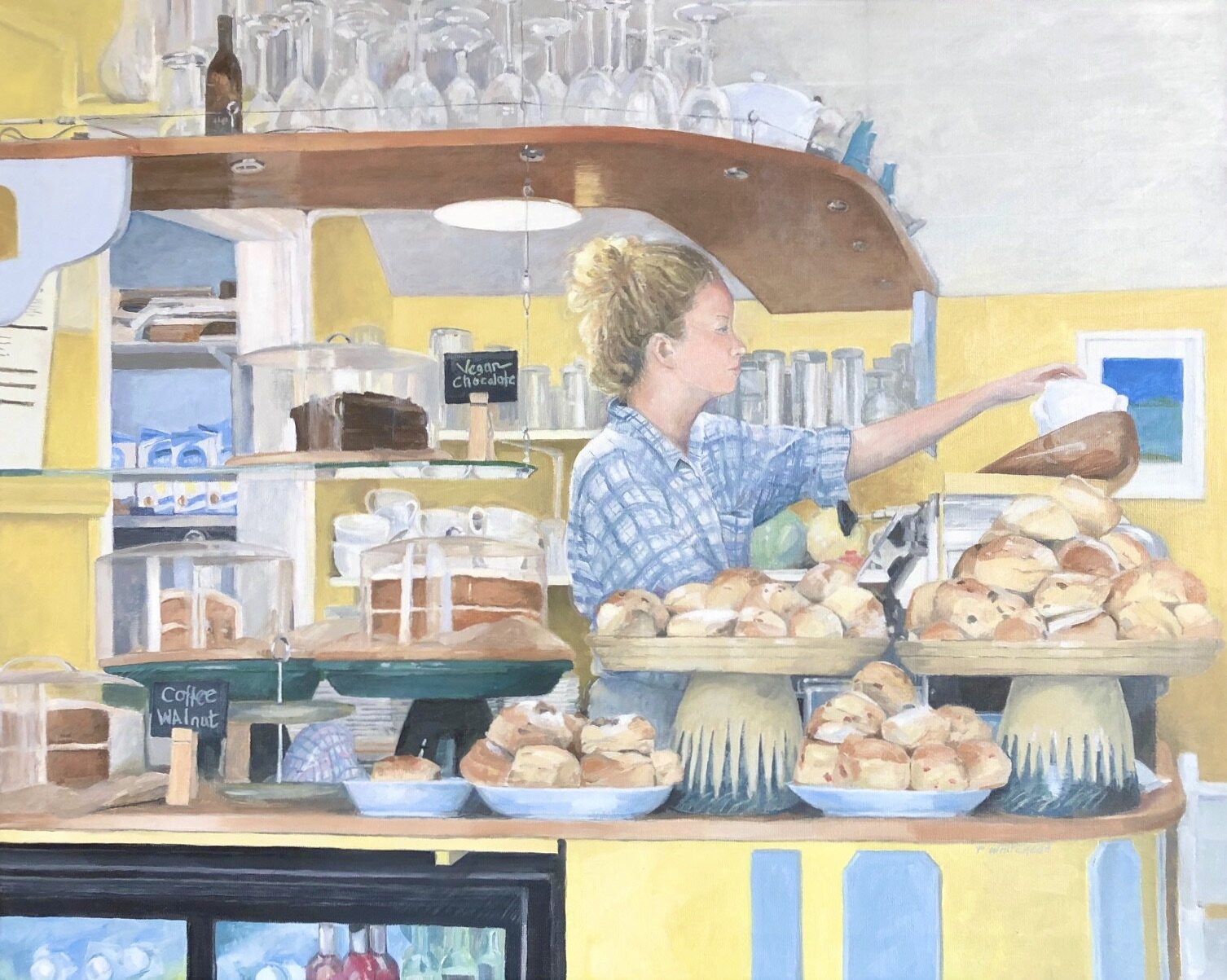 Scones, St. Ives,  30 x 24", Oil (sold)