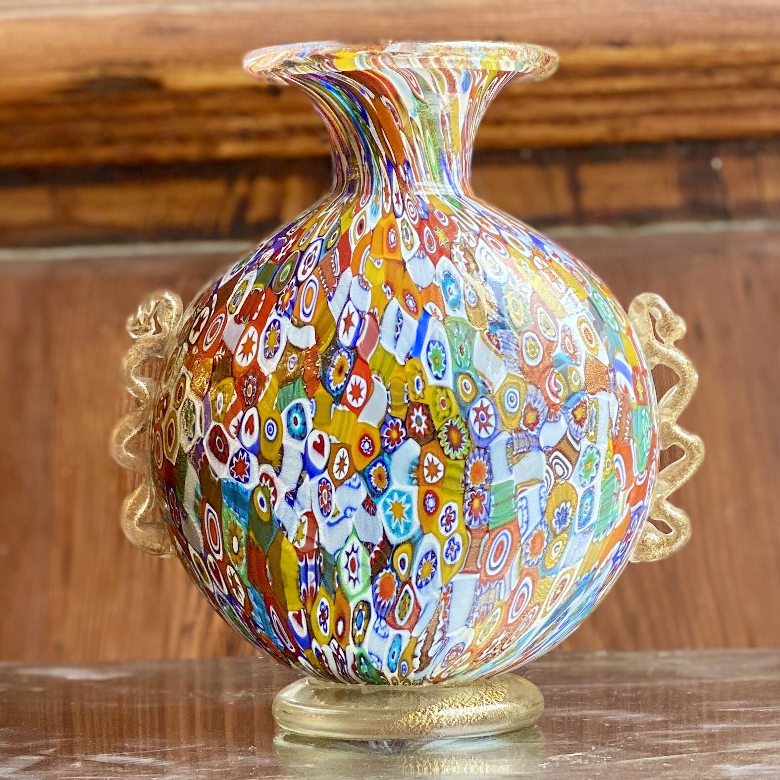 VASO ARTISTICO MIILEFIORI