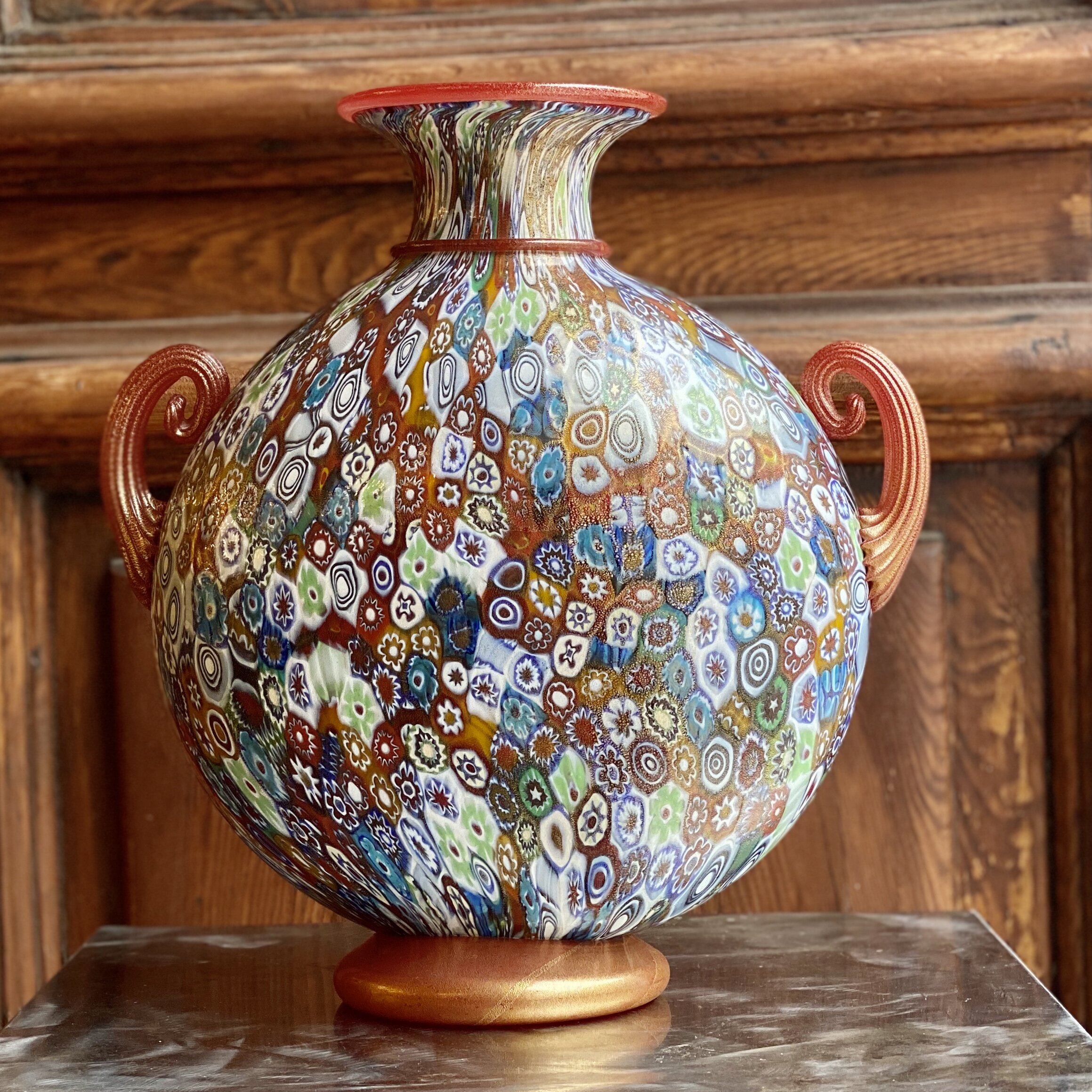 VASO ARTISTICO MIILEFIORI