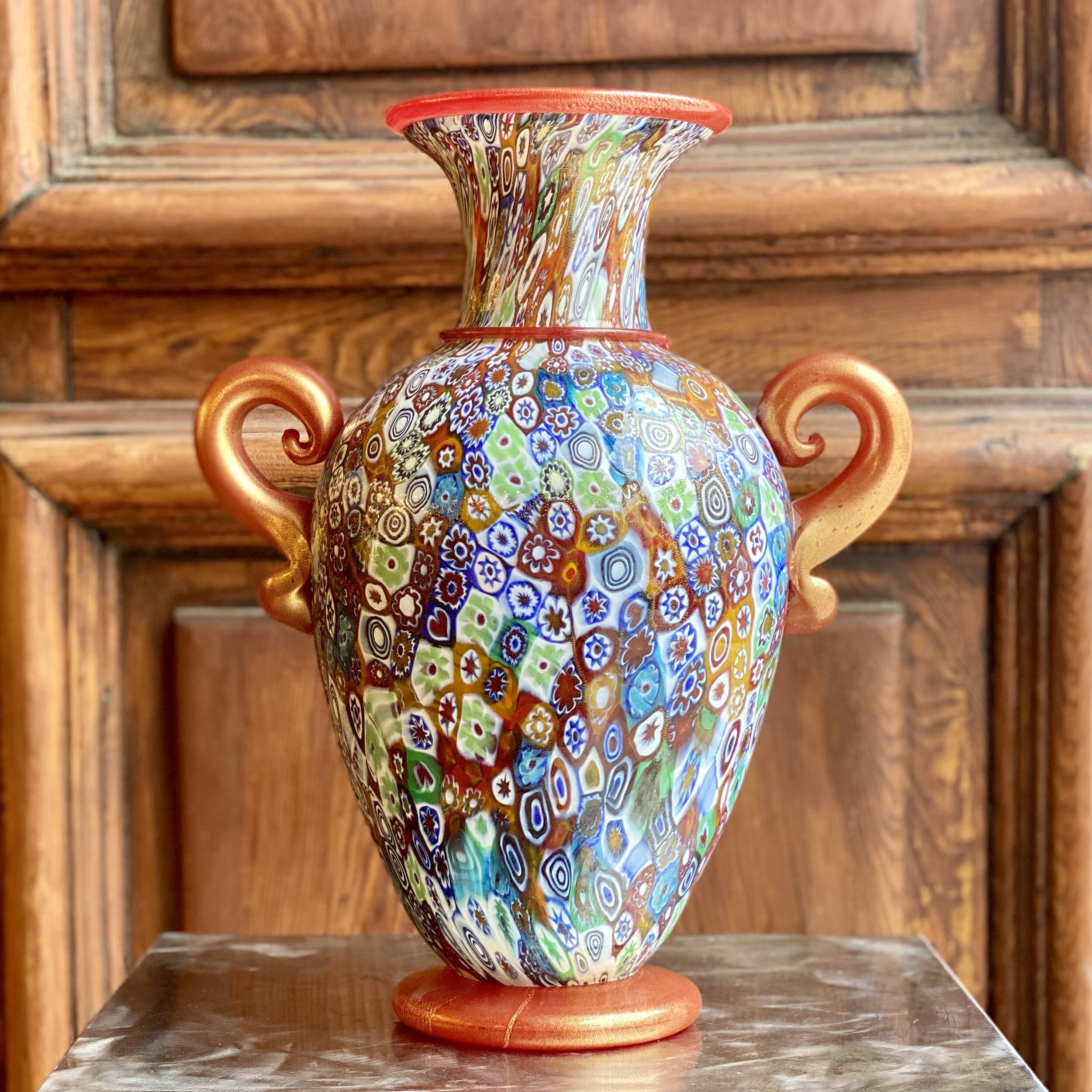 VASO ARTISTICO MIILEFIORI