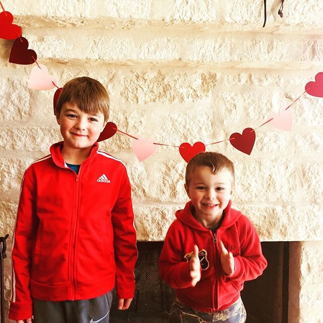 Great day with these cuties! Happy Valentine&rsquo;s Day!❤️