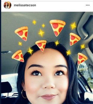Tecson’s Instagram, since taken Private, showed a repetitive inexplicable fixation with pizza — yet no photos of pizza from restaurants were posted.