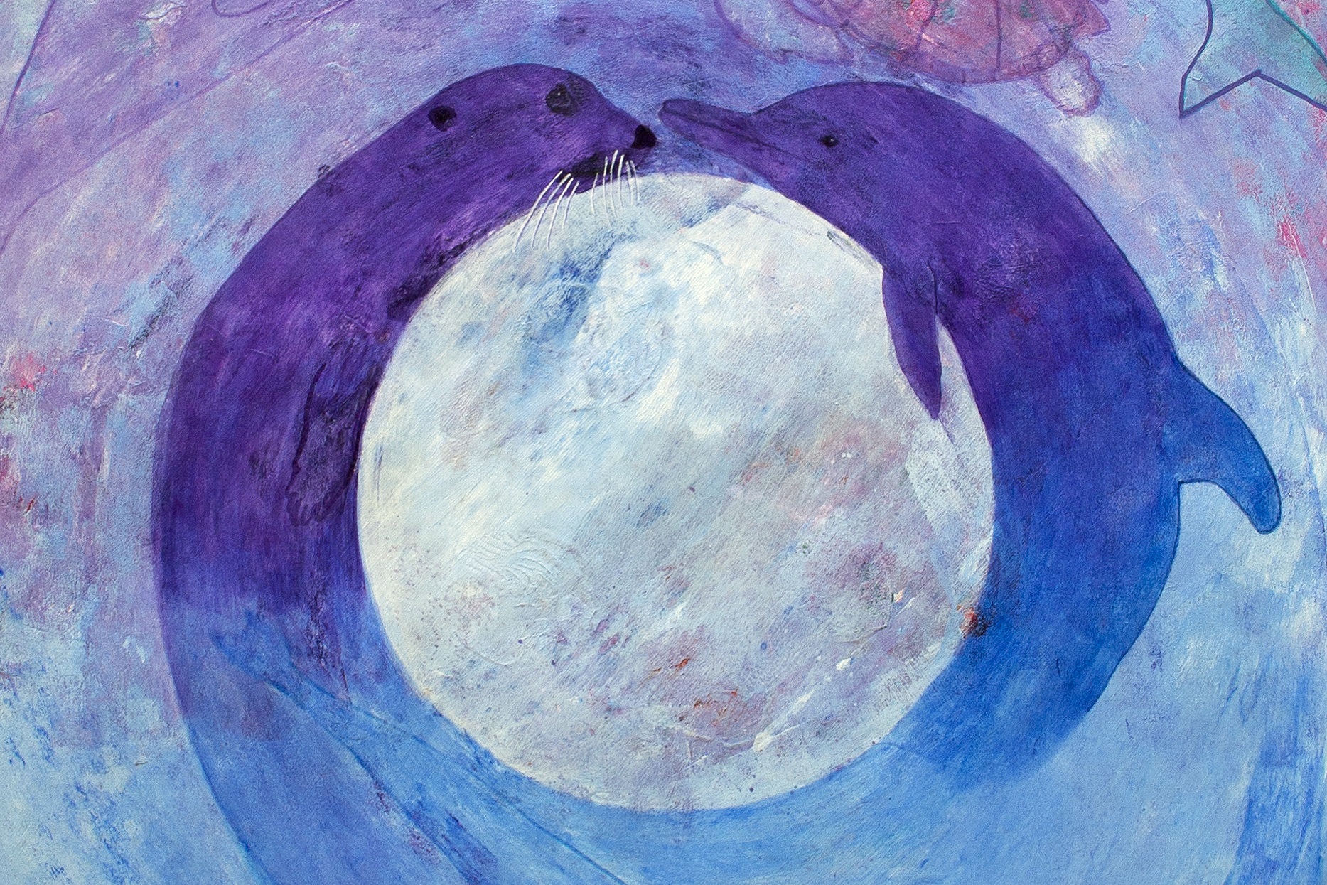 Where the River Meets the Sea (detail), by Ranjana