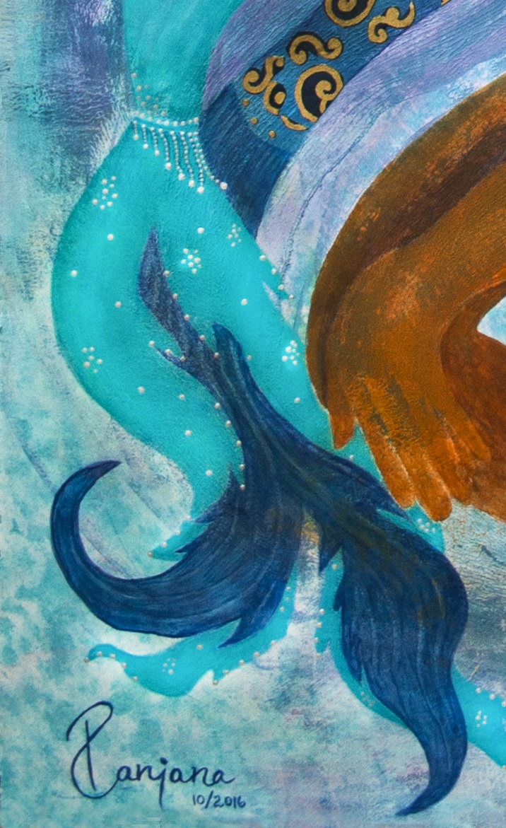 The Dance of Love, Grace, & Power (detail), by Ranjana