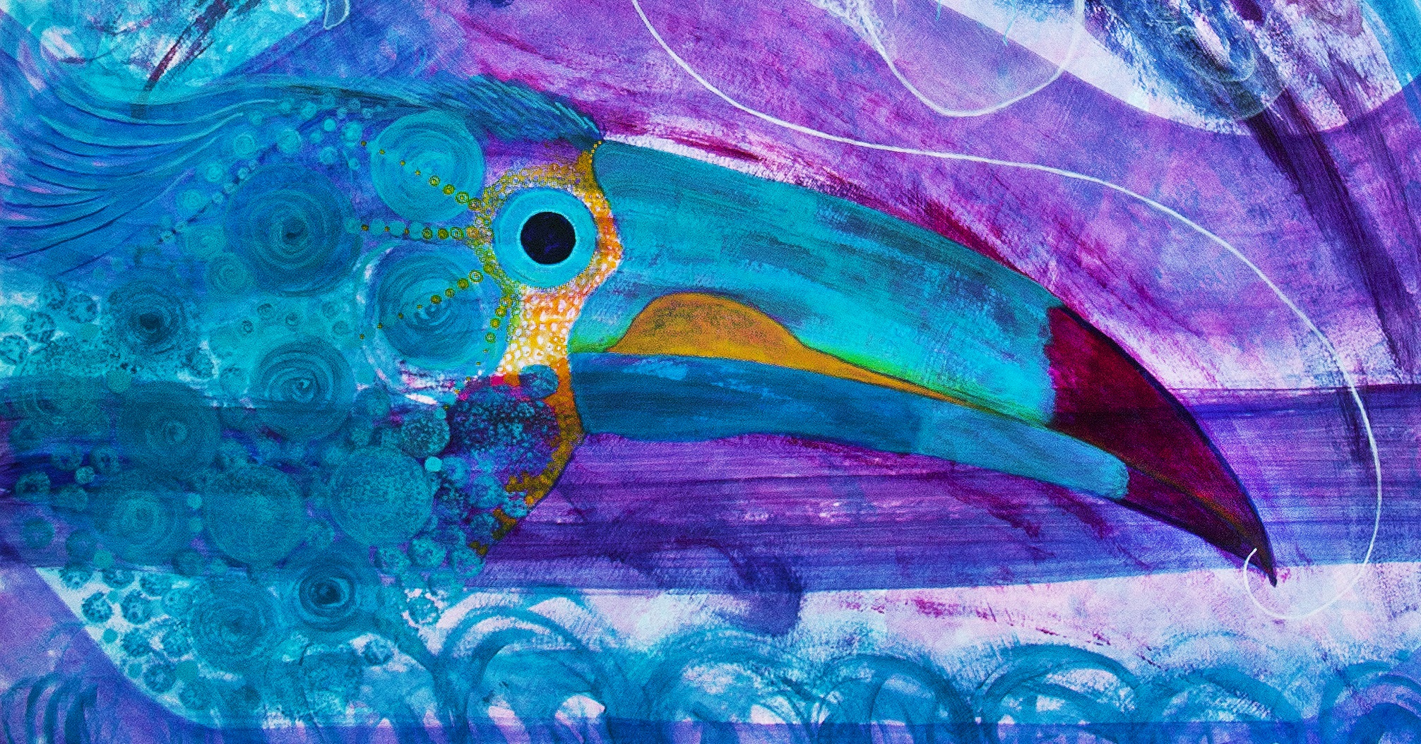 Life Pulsing Voice (detail), by Ranjana
