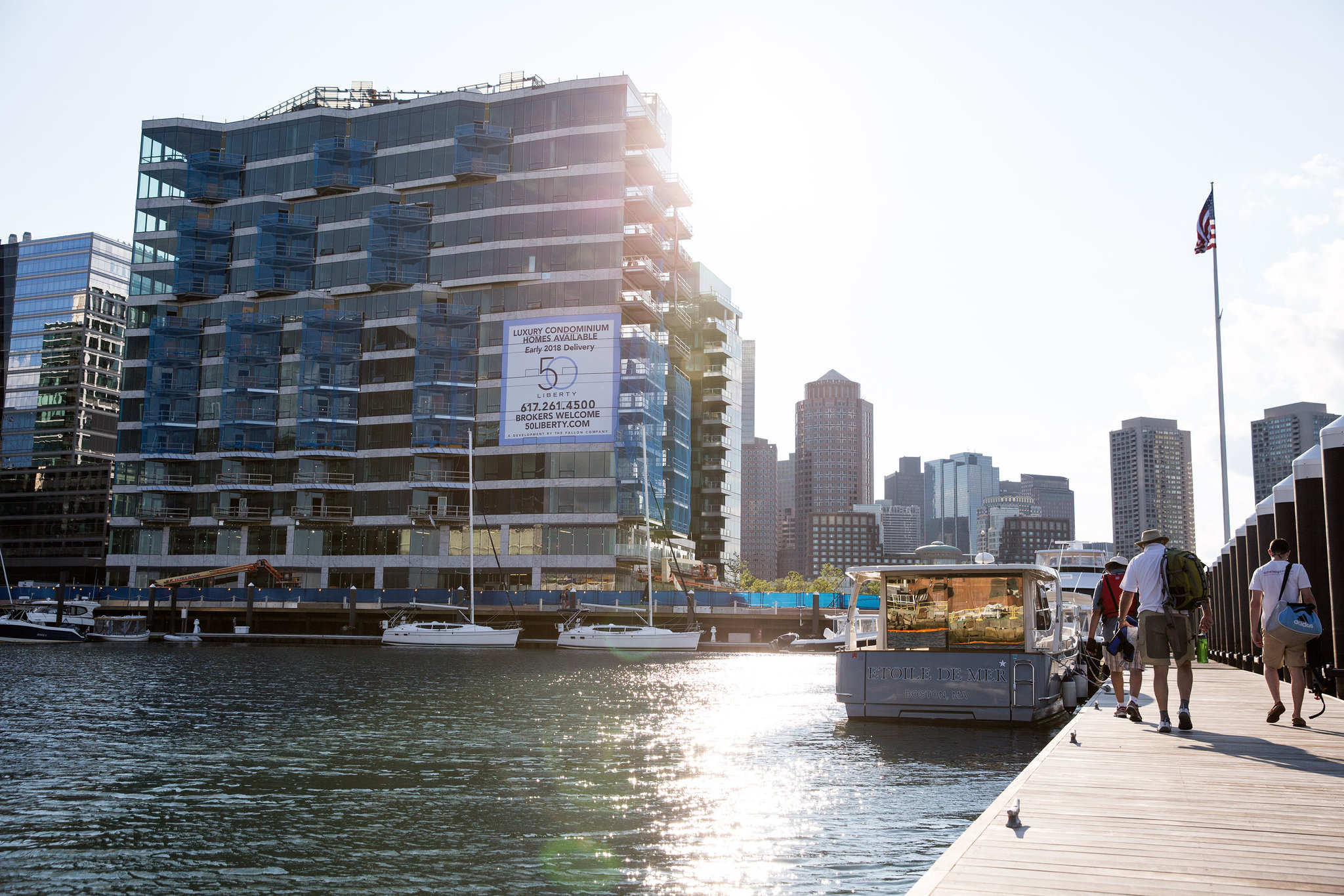 Construction in the Seaport. Kayana Szymczak for The New York Times.