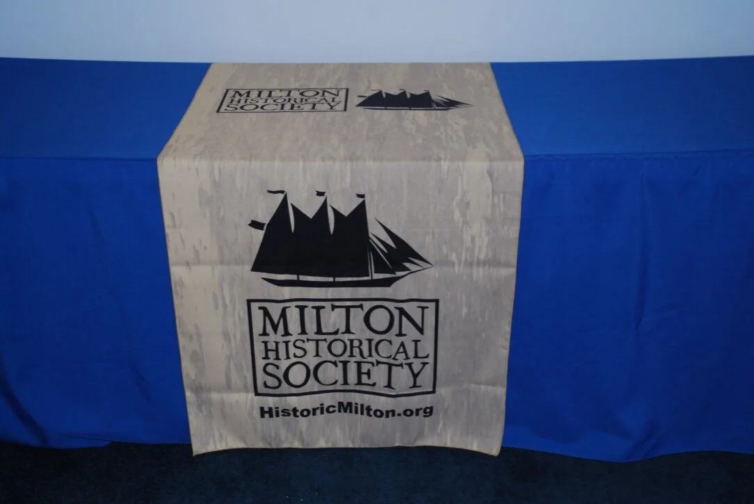 Milton Historical Society table runner
