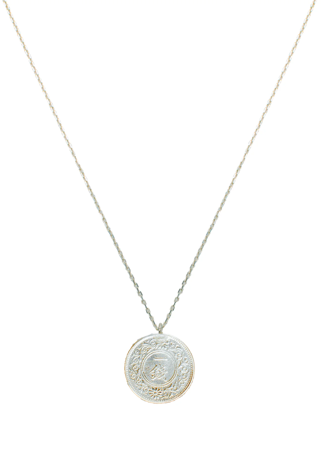 Flower Coin Pendant