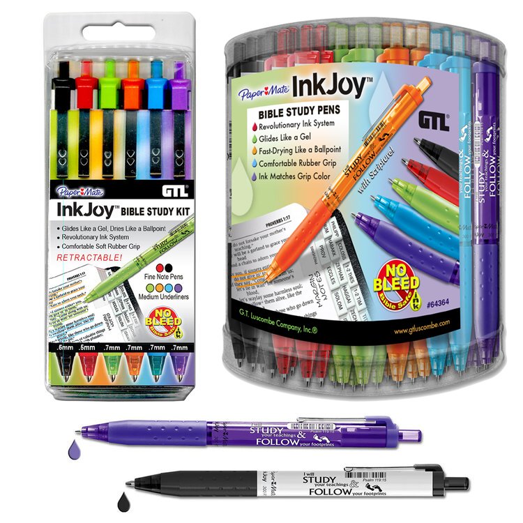 Inkjoy, Bible Study Pen, Turquoise