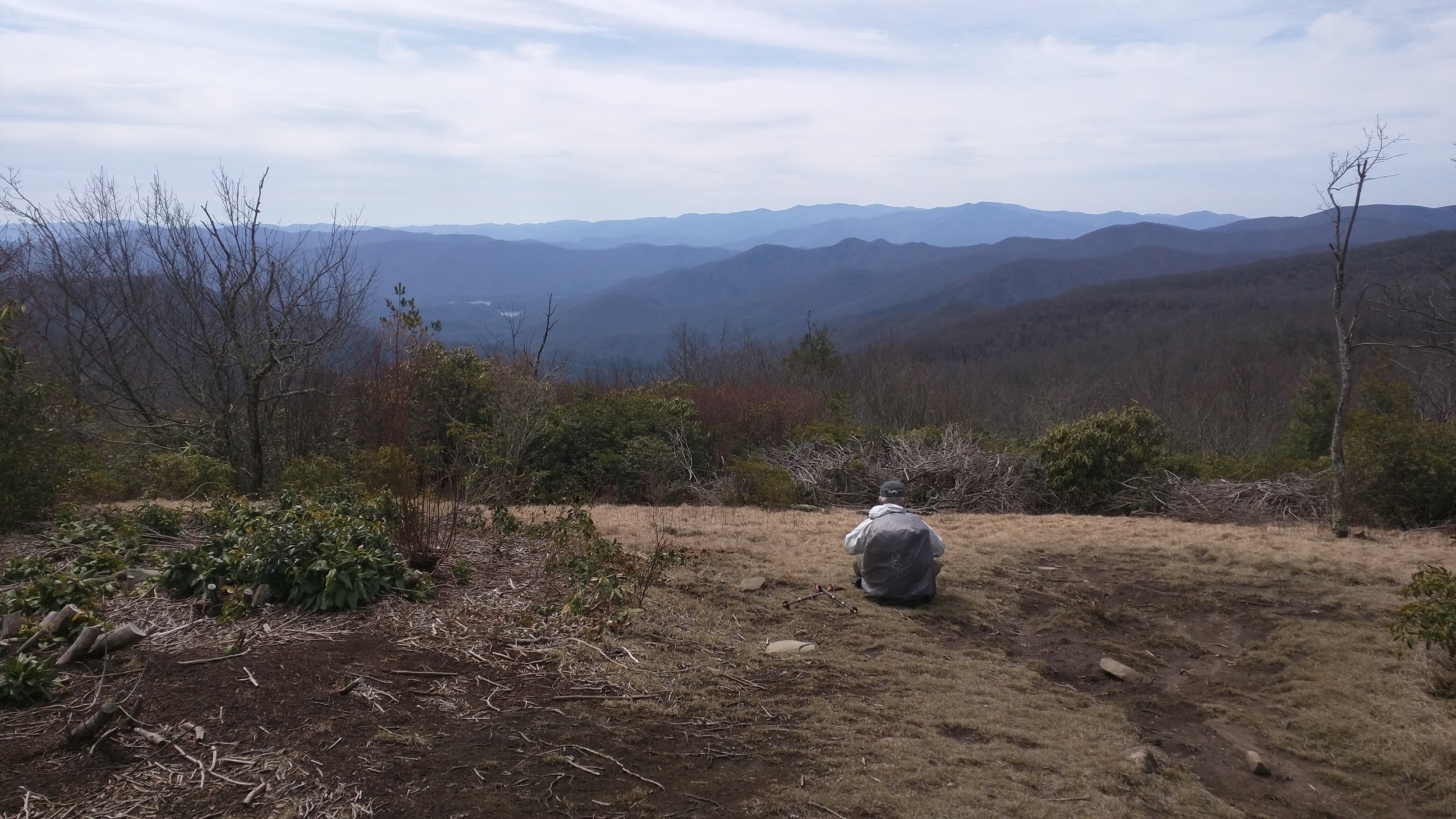 Mountain Music taking a break to enjoy the view. 
