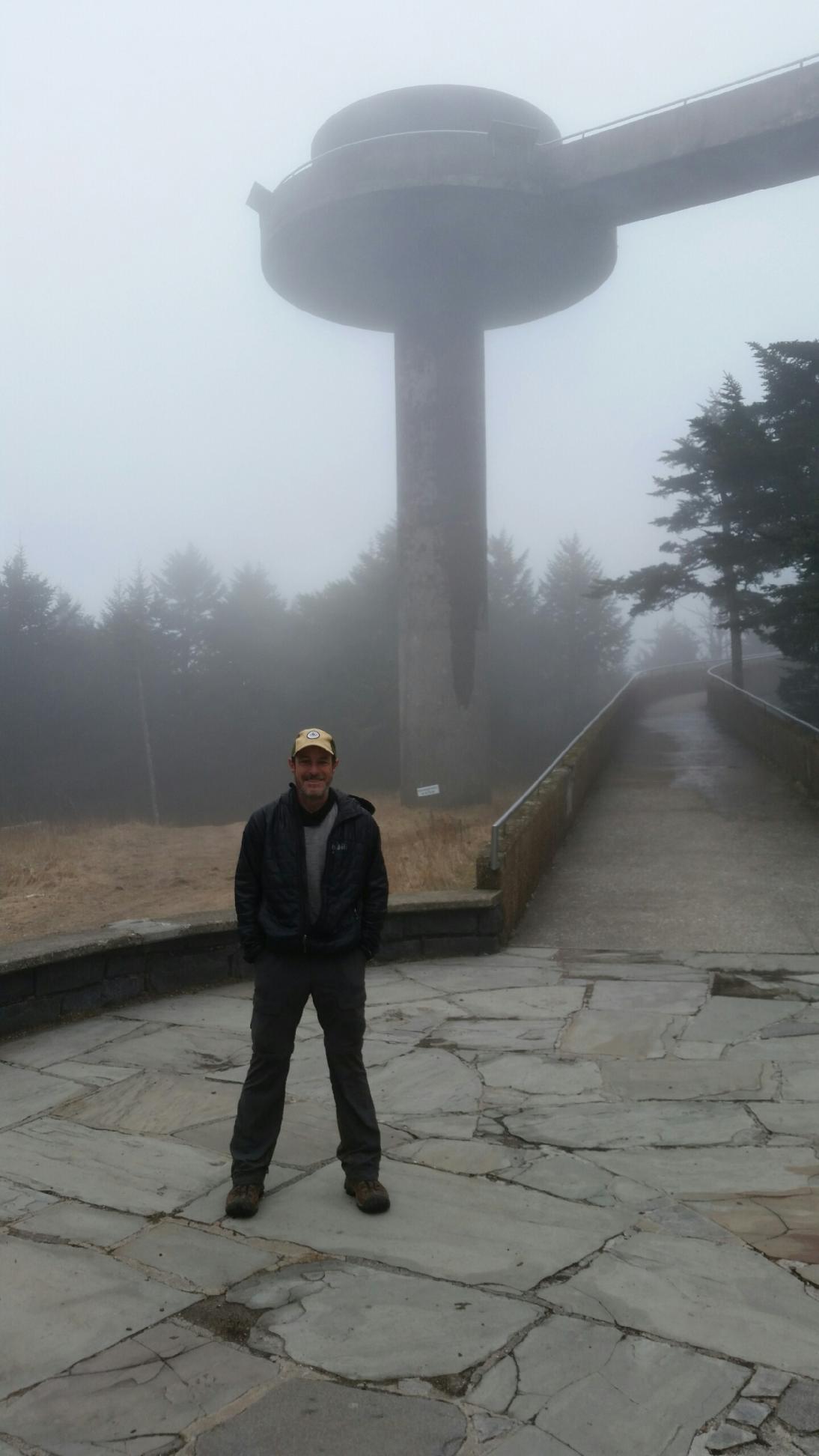 I forgot to take a picture of Clingmans observation tower, so Scarecrow sent me one of his. Goes to show just how luck I got with the weather. This was the day after I was there. 