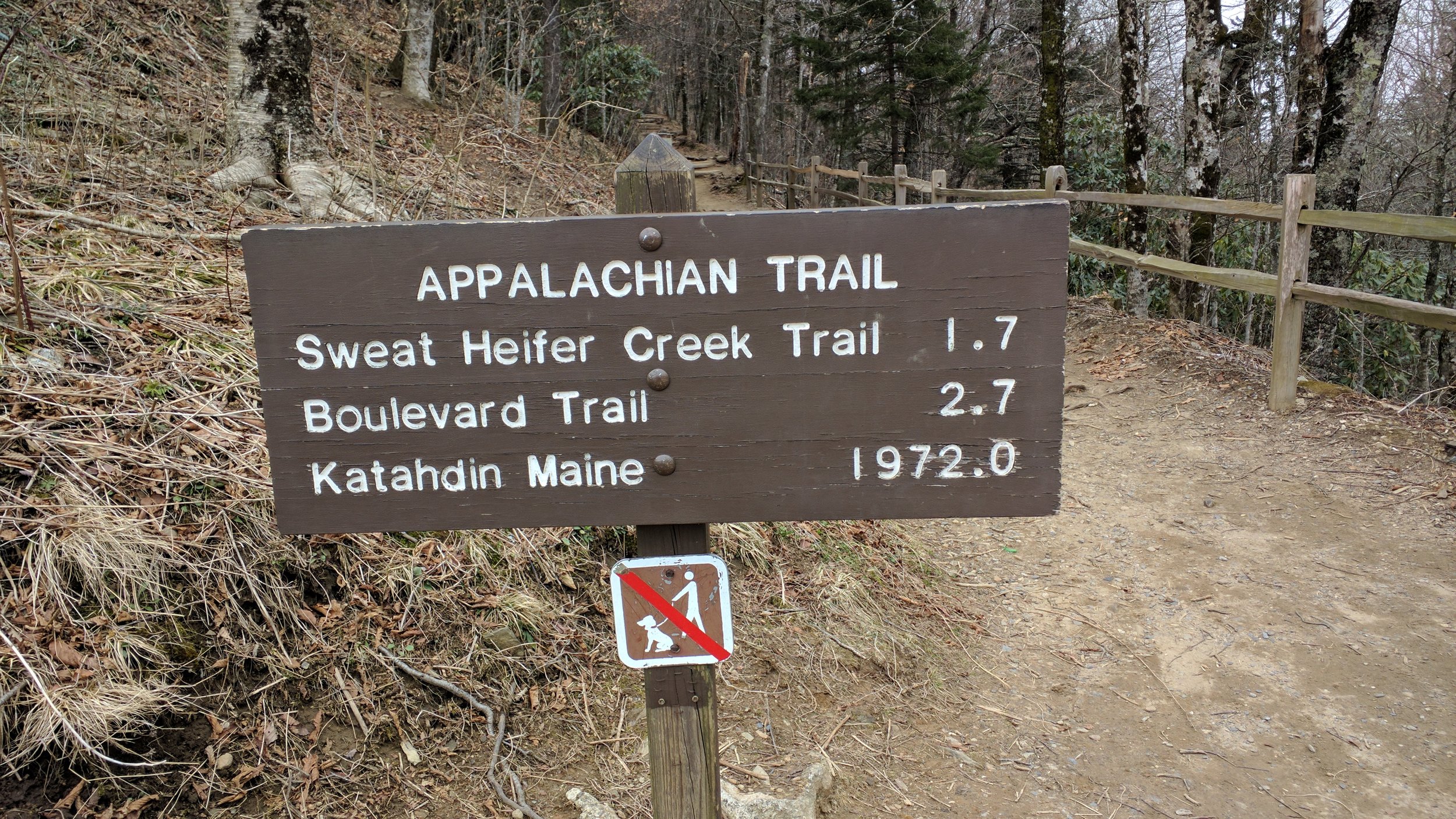 Unfortunately that mileage to Katahdin is out of date. It's actually further. 